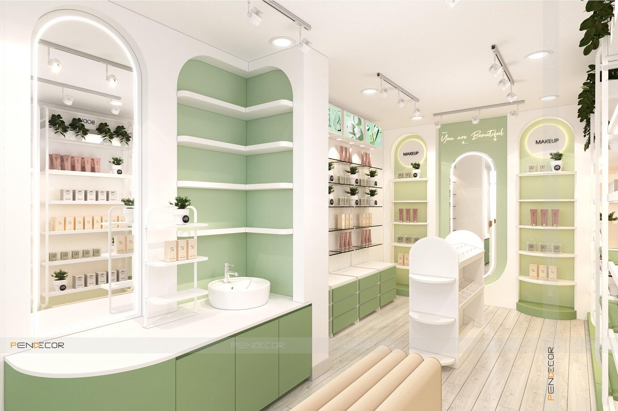 Thiết Kế Shop Mỹ Phẩm Judy 13