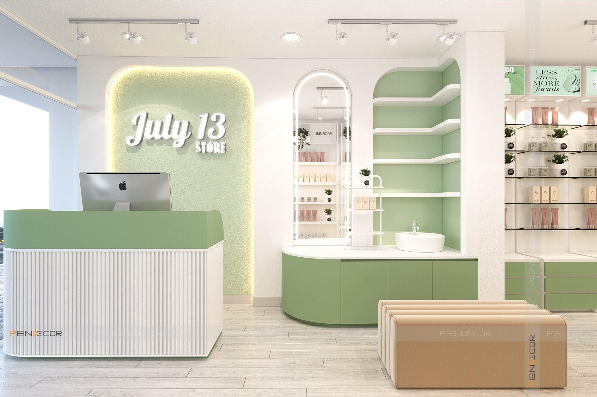 Thiết Kế Shop Mỹ Phẩm Judy 13