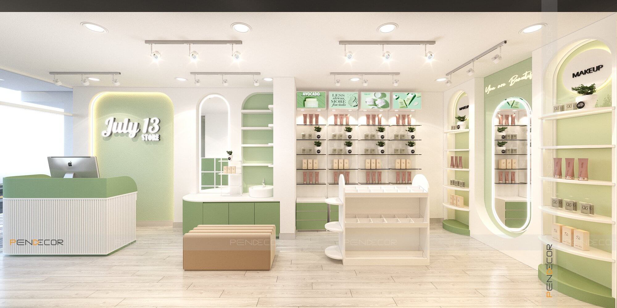 Thiết Kế Shop Mỹ Phẩm Judy 13