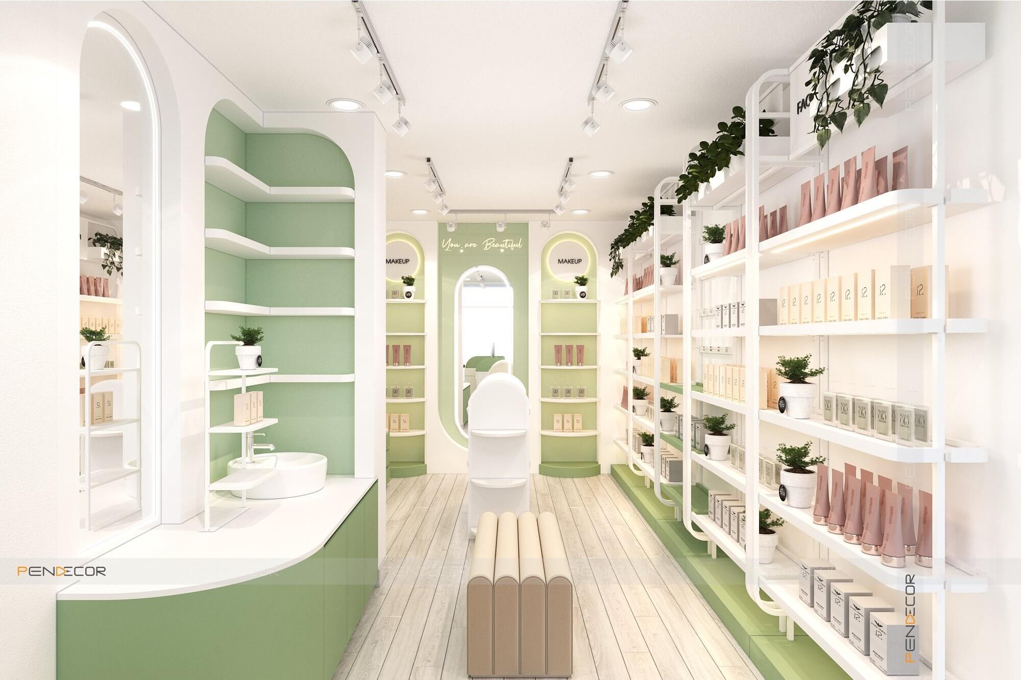 Thiết Kế Shop Mỹ Phẩm Judy 13