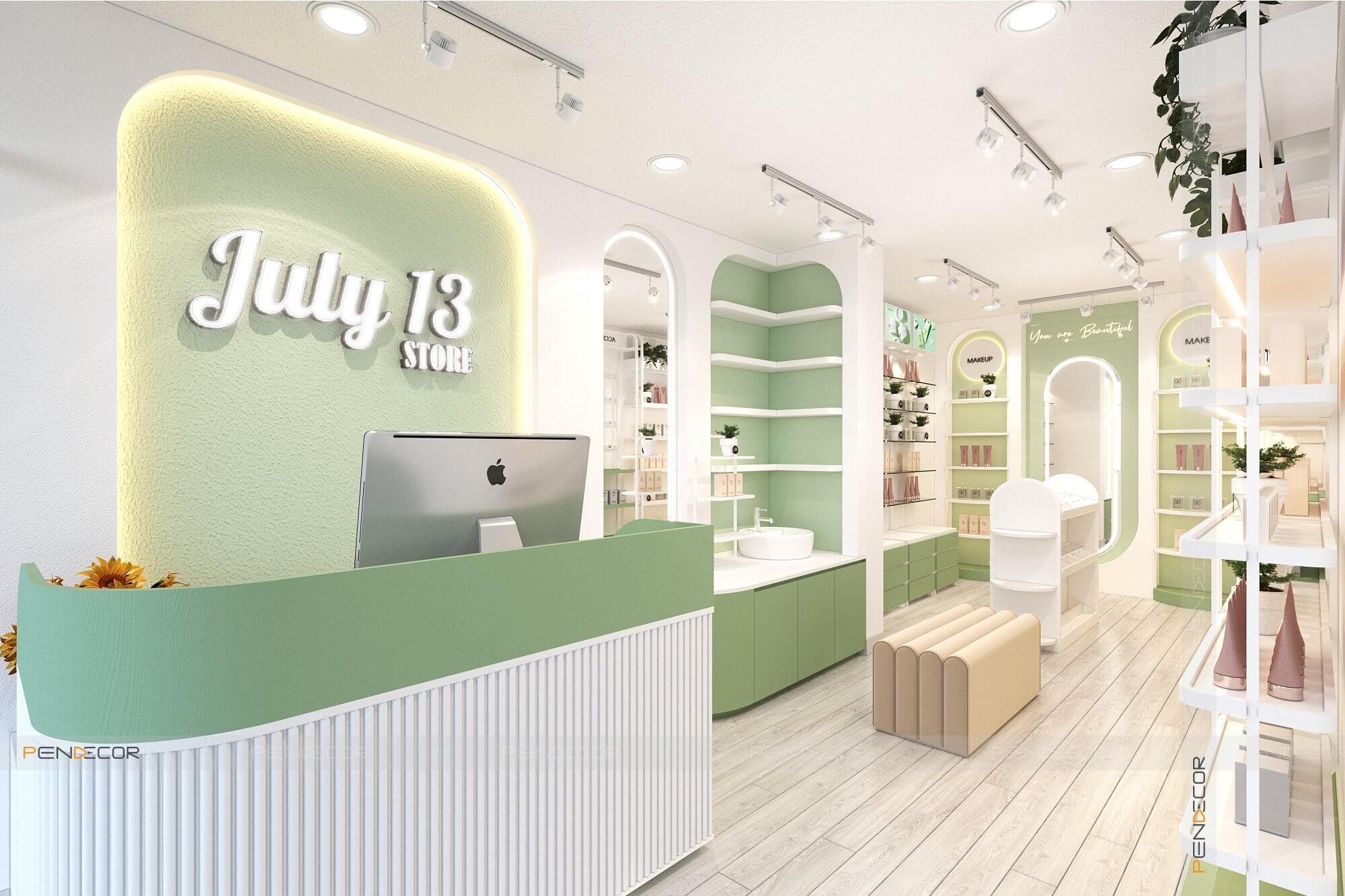 Thiết Kế Shop Mỹ Phẩm Judy 13