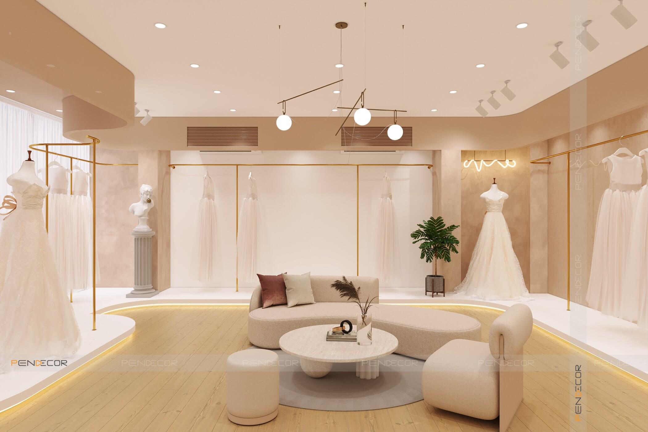 Thiết Kế Showroom Áo Cưới LÊ THANH PHƯƠNG