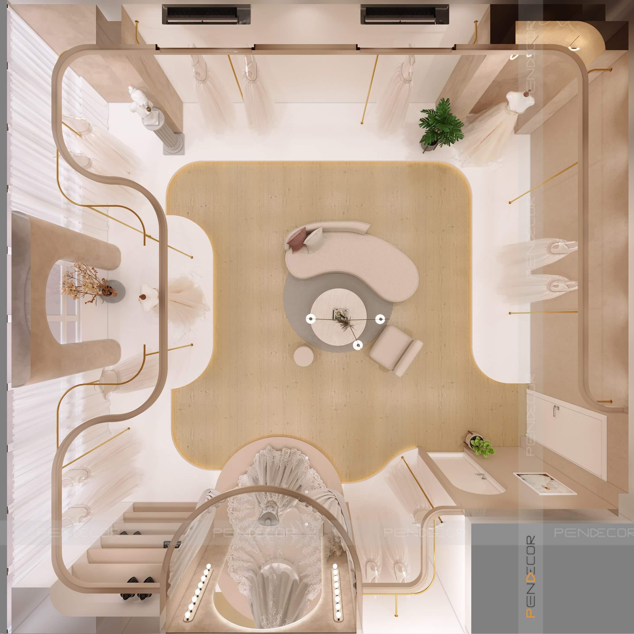 Thiết Kế Showroom Áo Cưới LÊ THANH PHƯƠNG