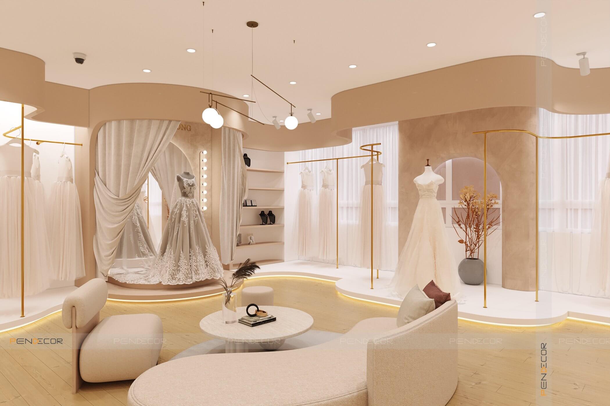 Thiết Kế Showroom Áo Cưới LÊ THANH PHƯƠNG