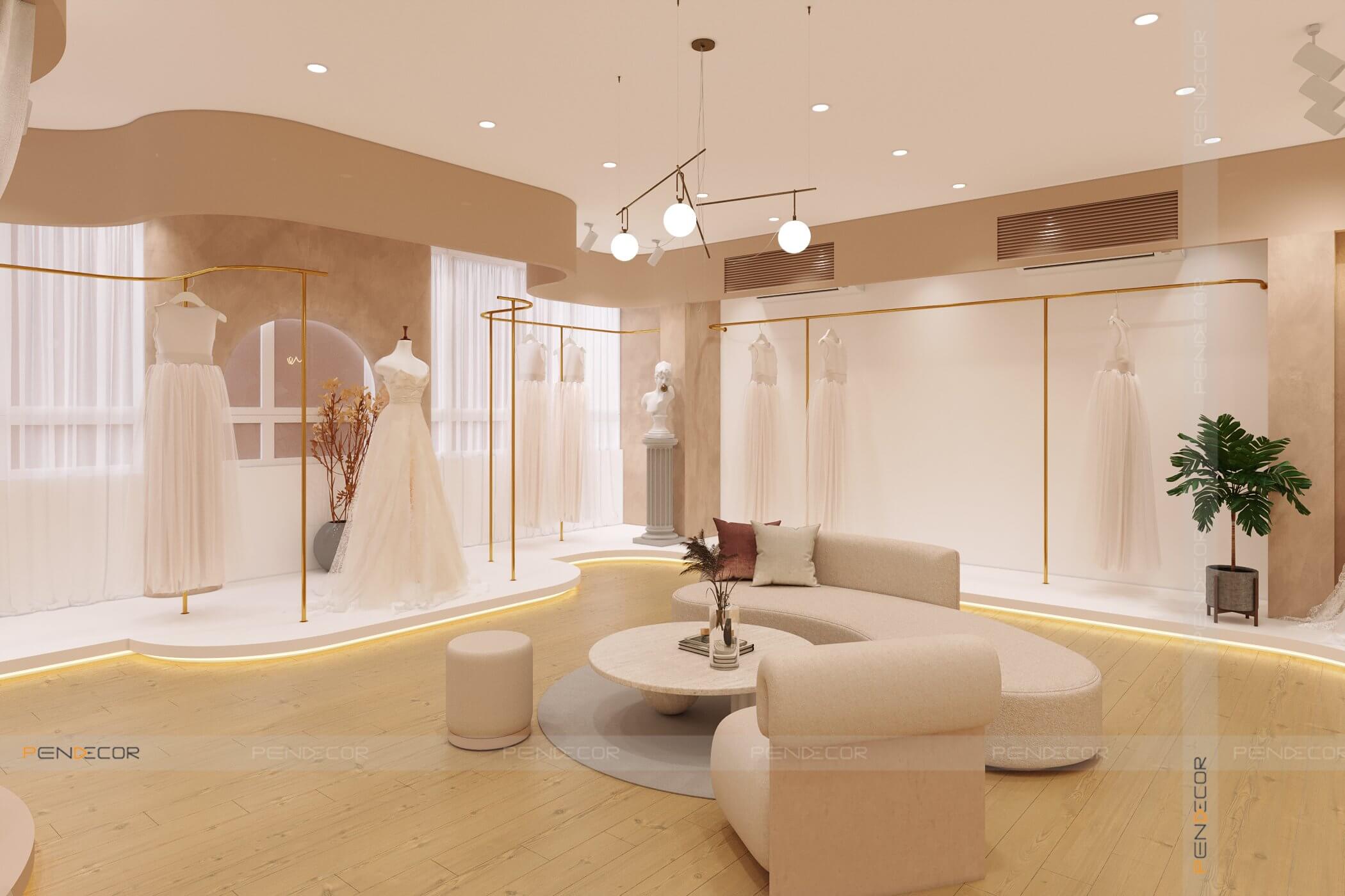 Thiết Kế Showroom Áo Cưới LÊ THANH PHƯƠNG