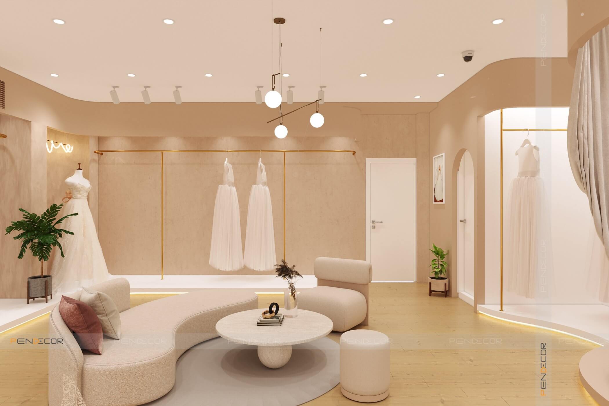 Thiết Kế Showroom Áo Cưới LÊ THANH PHƯƠNG