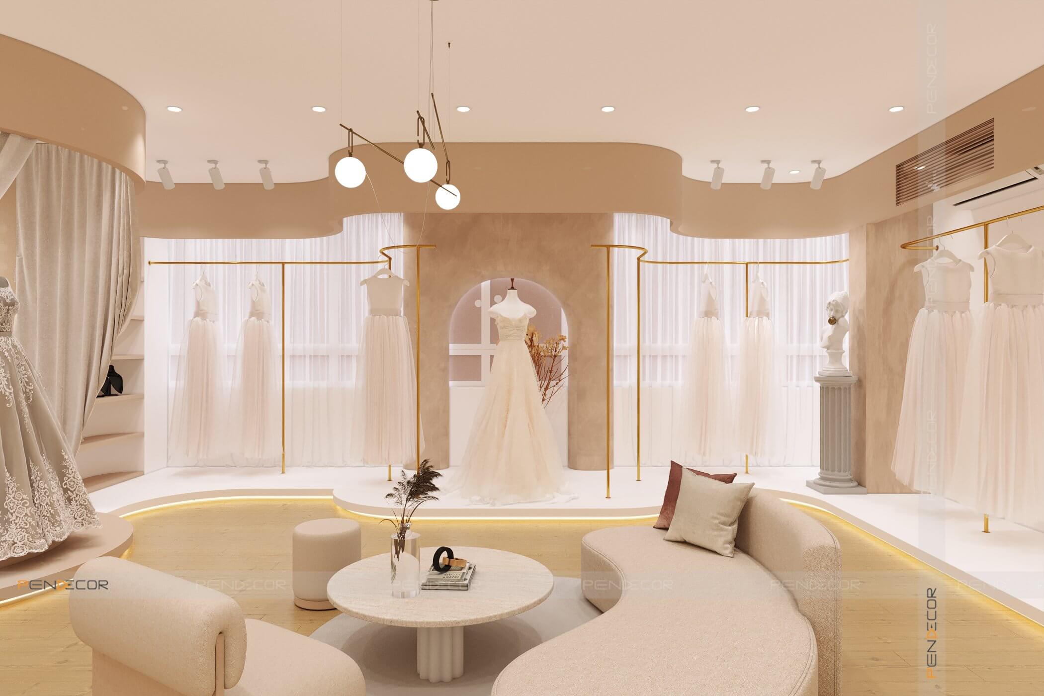 Thiết Kế Showroom Áo Cưới LÊ THANH PHƯƠNG