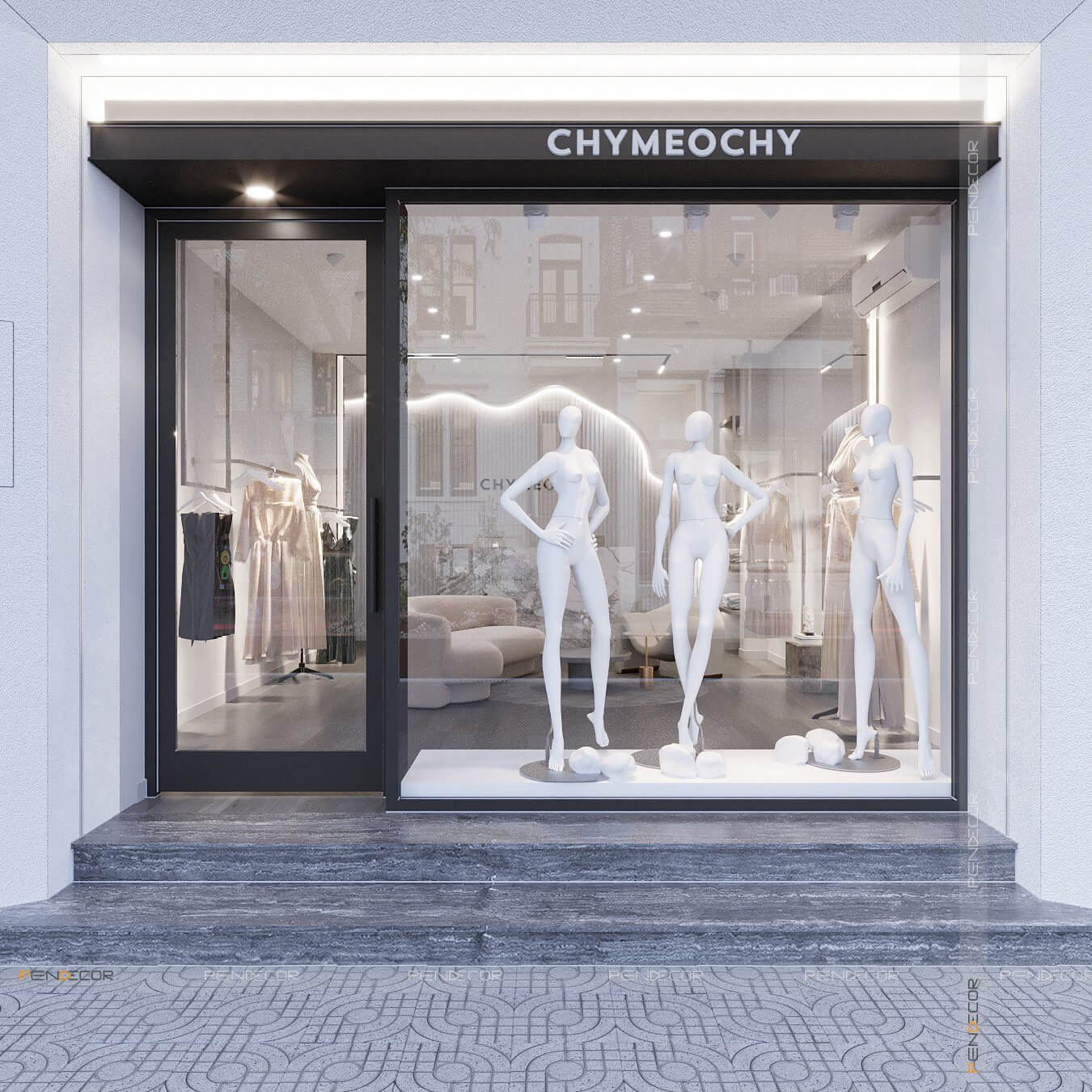 Thiết kế Shop Thời Trang Nữ Chymeochy