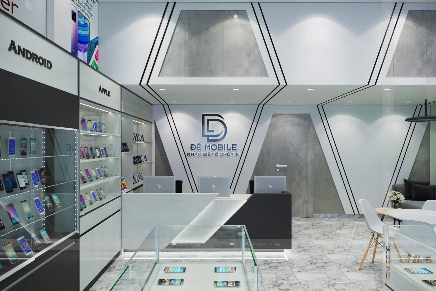 Thiết Kế Shop Điện Thoại Đế Mobile