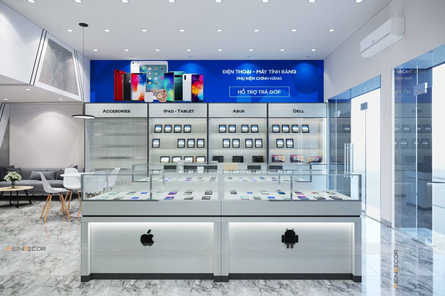 Thiết Kế Shop Điện Thoại Đế Mobile