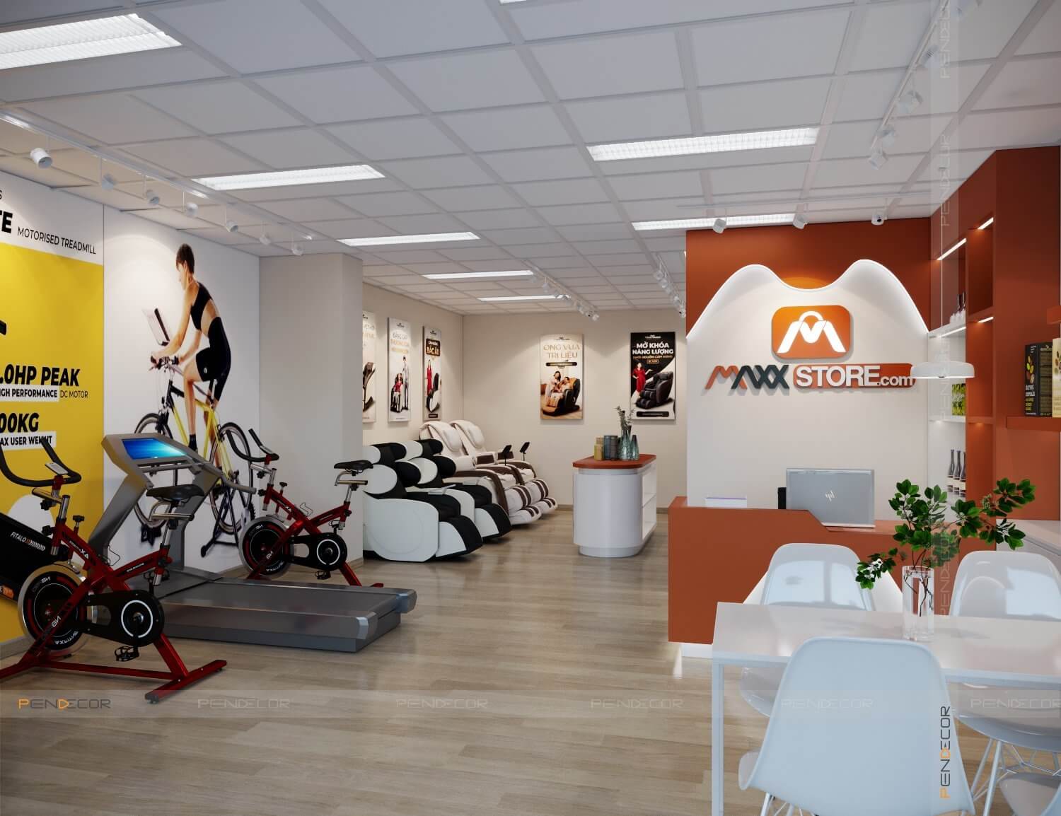 Thiết Kế Showroom MaxxStore