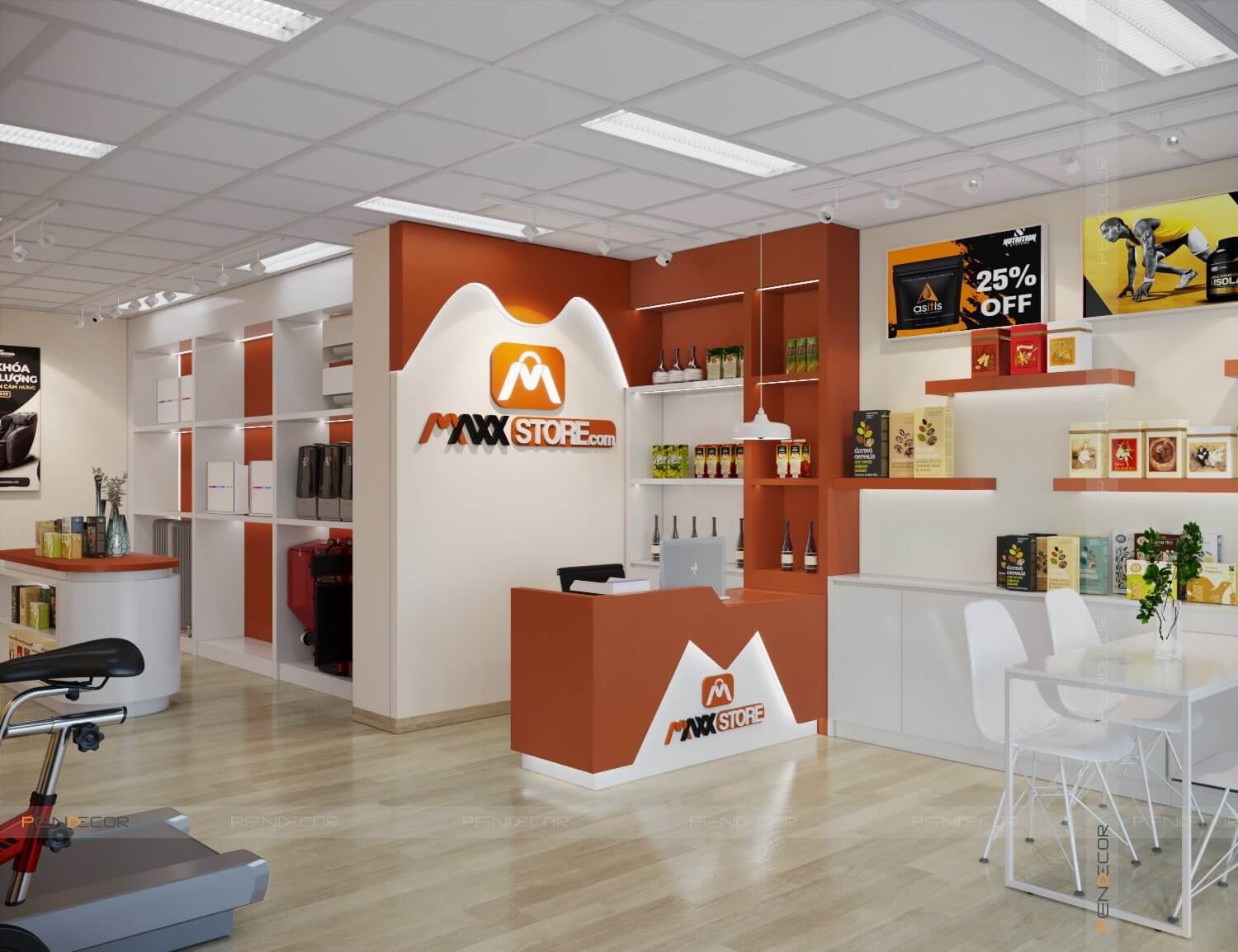 Thiết Kế Showroom MaxxStore