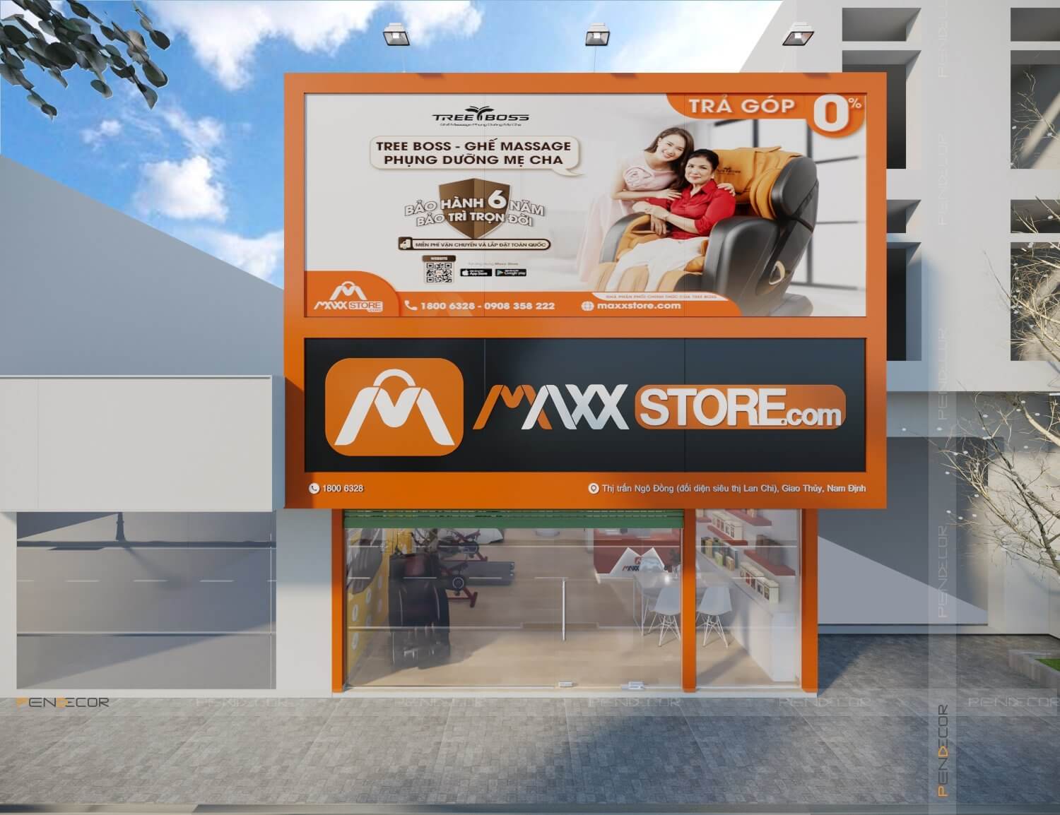 Thiết Kế Showroom MaxxStore