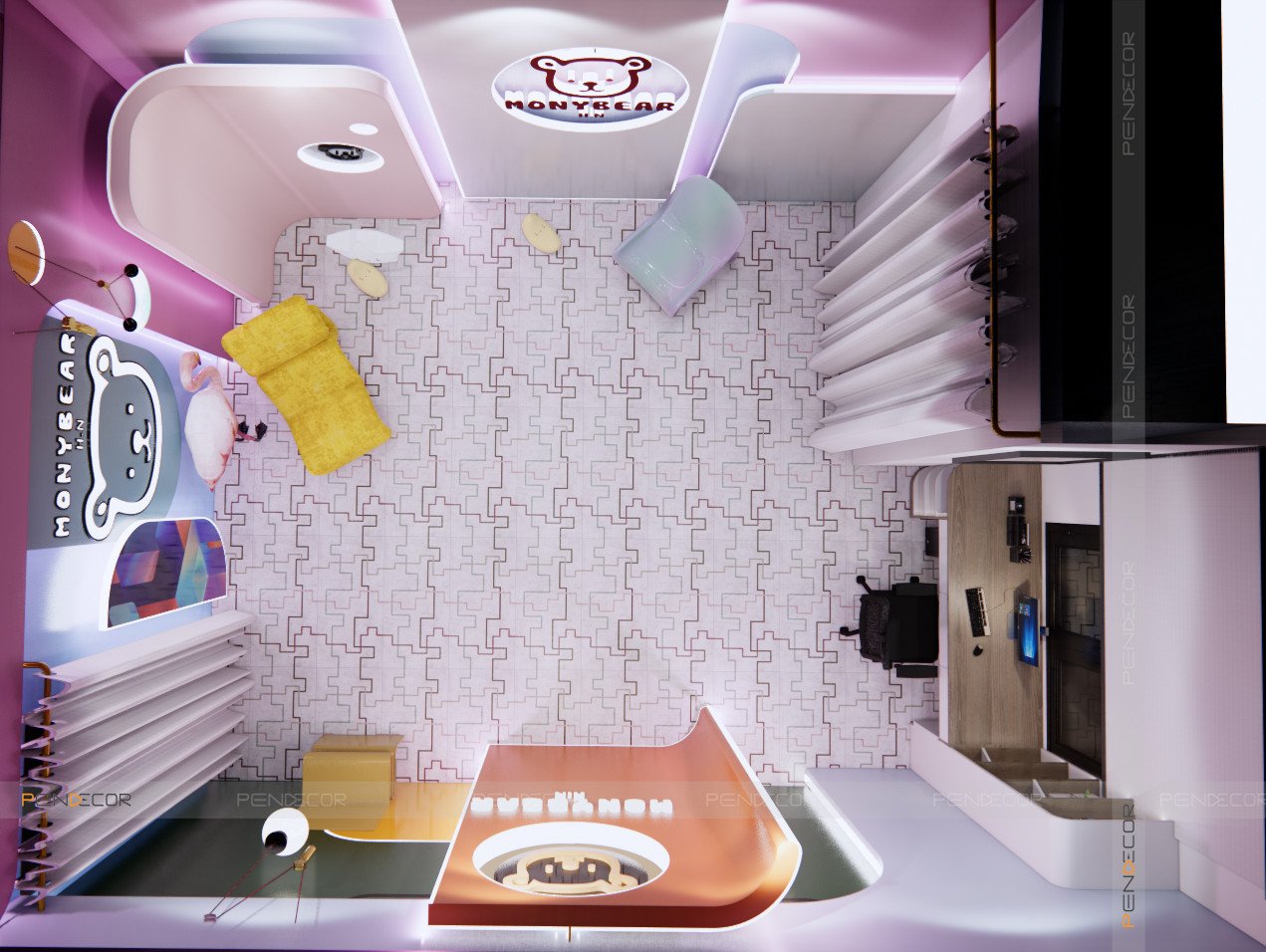 Thiết Kế Phòng Livestream MonyBear