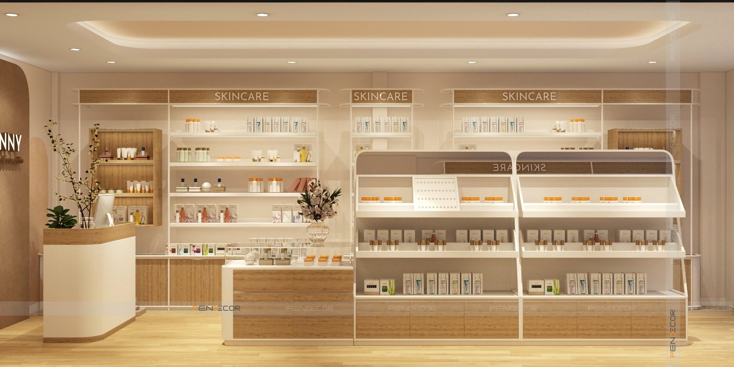 Thiết Kế Shop Mỹ Phẩm Ronny