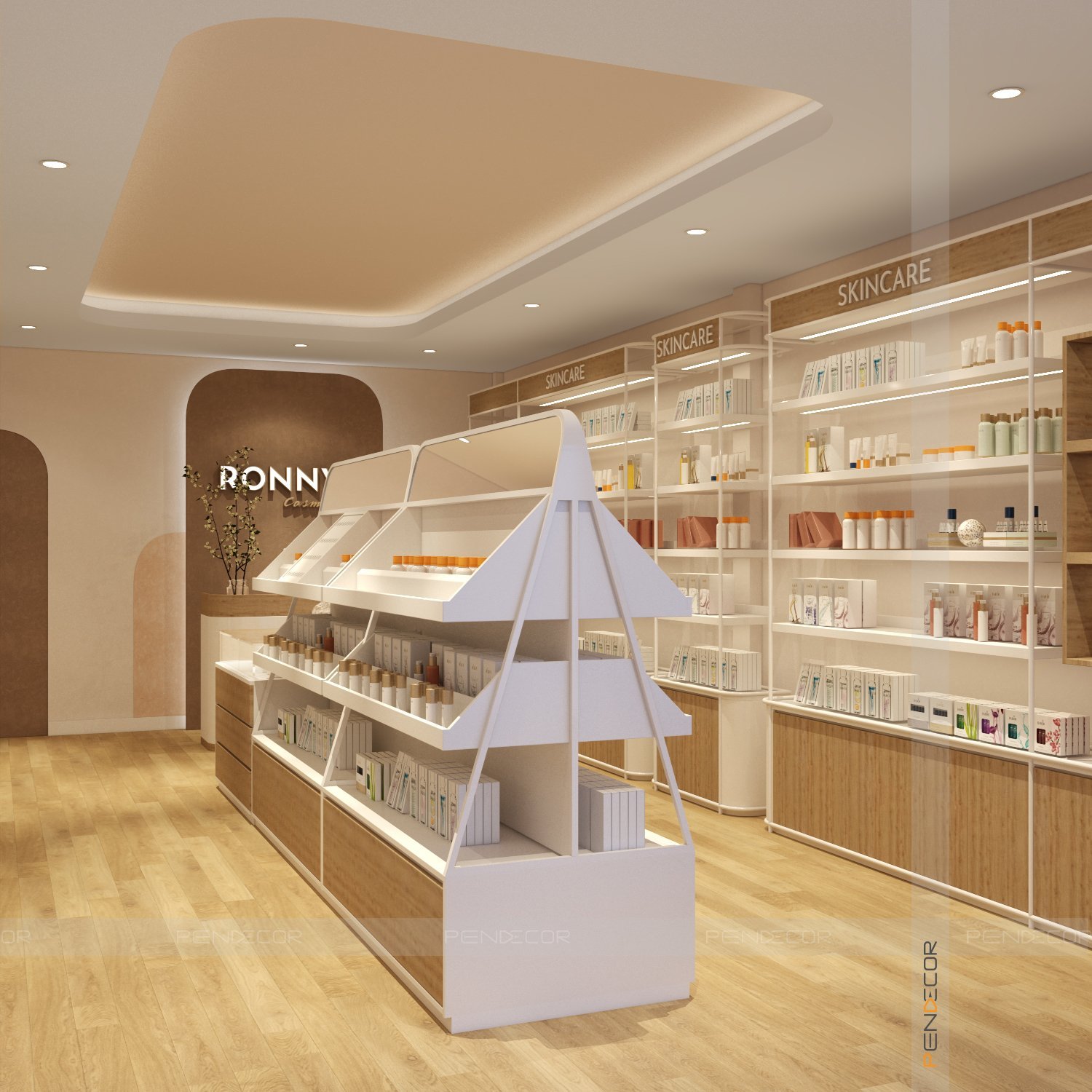 Thiết Kế Shop Mỹ Phẩm Ronny