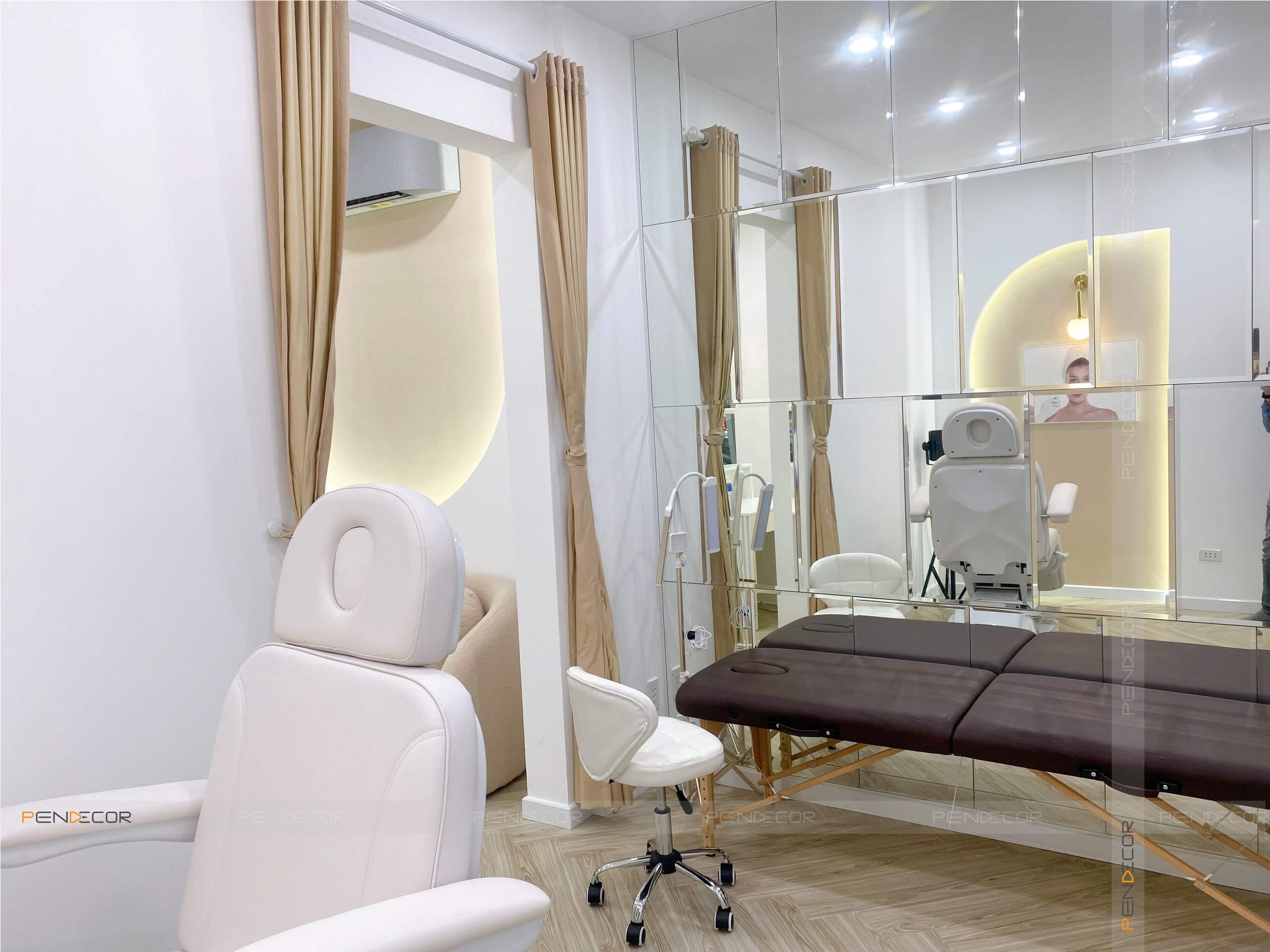 Thi Công Tiệm Phun Xăm Thẩm Mỹ Vichy