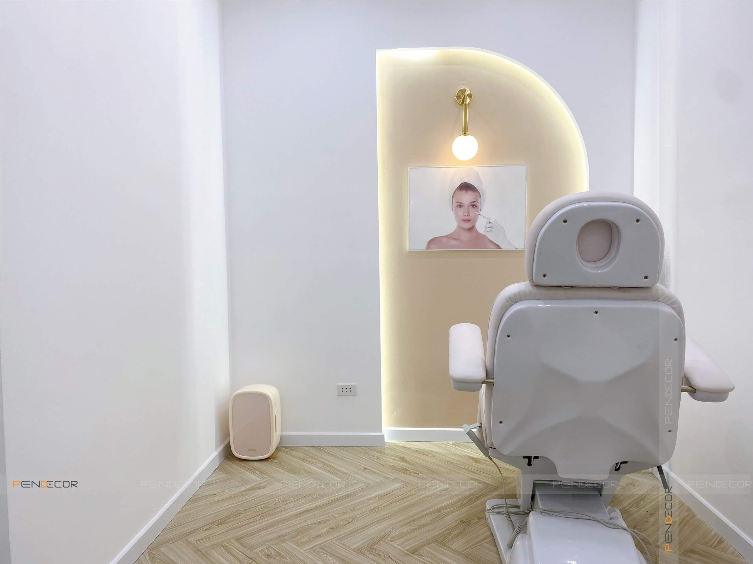 Thi Công Tiệm Phun Xăm Thẩm Mỹ Vichy