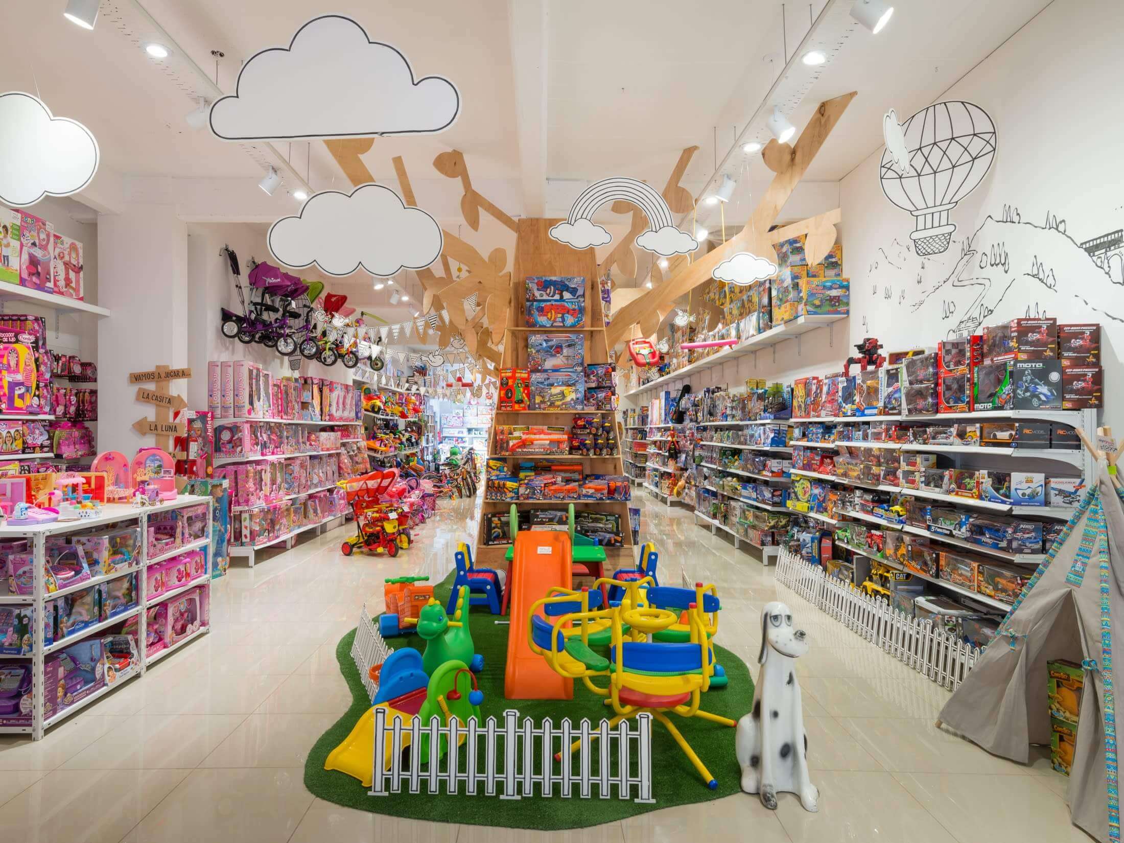 thiết kế cửa hàng đồ chơi trẻ em - Pendecor