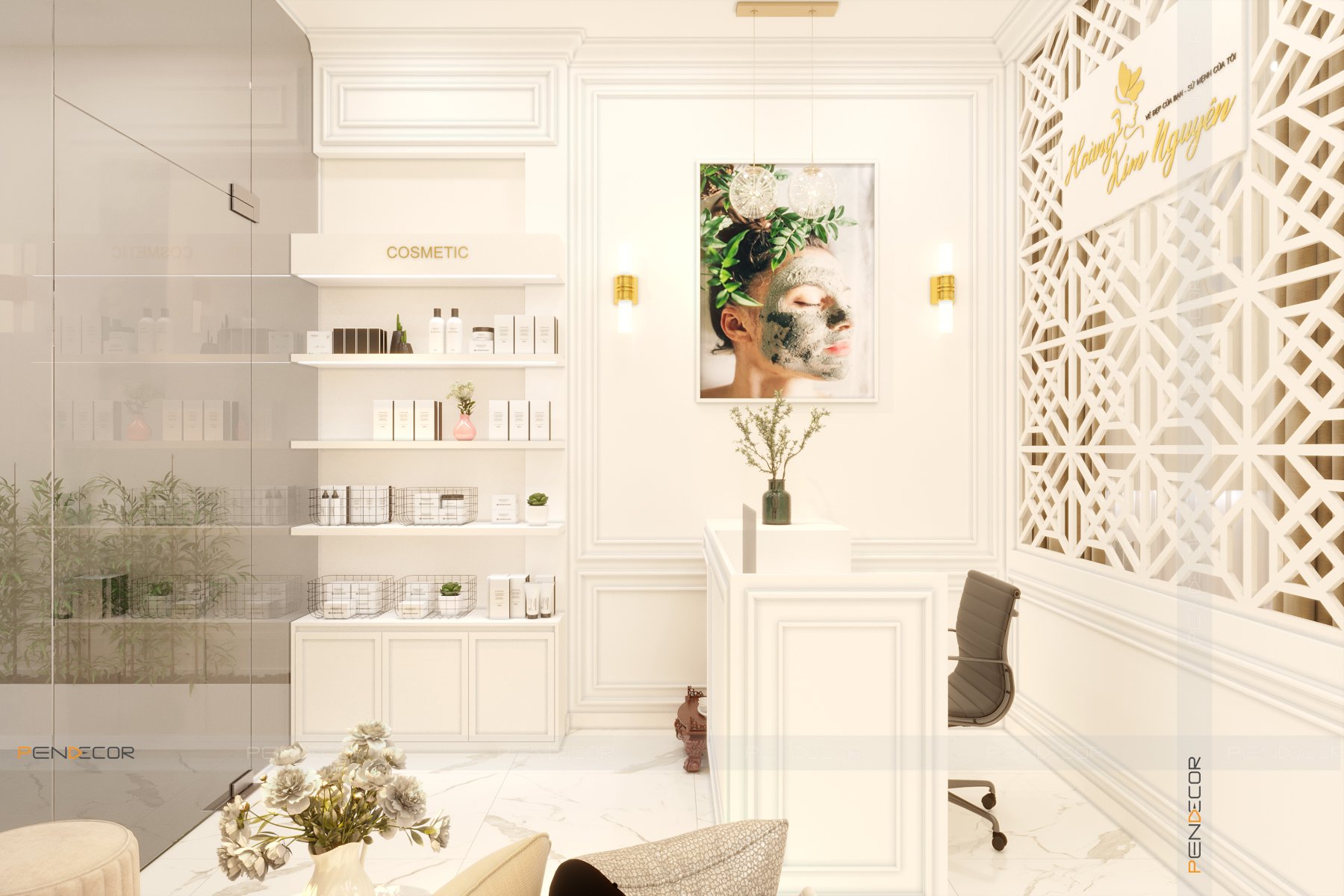 Thiết Kế Spa Hoàng Kim Nguyên