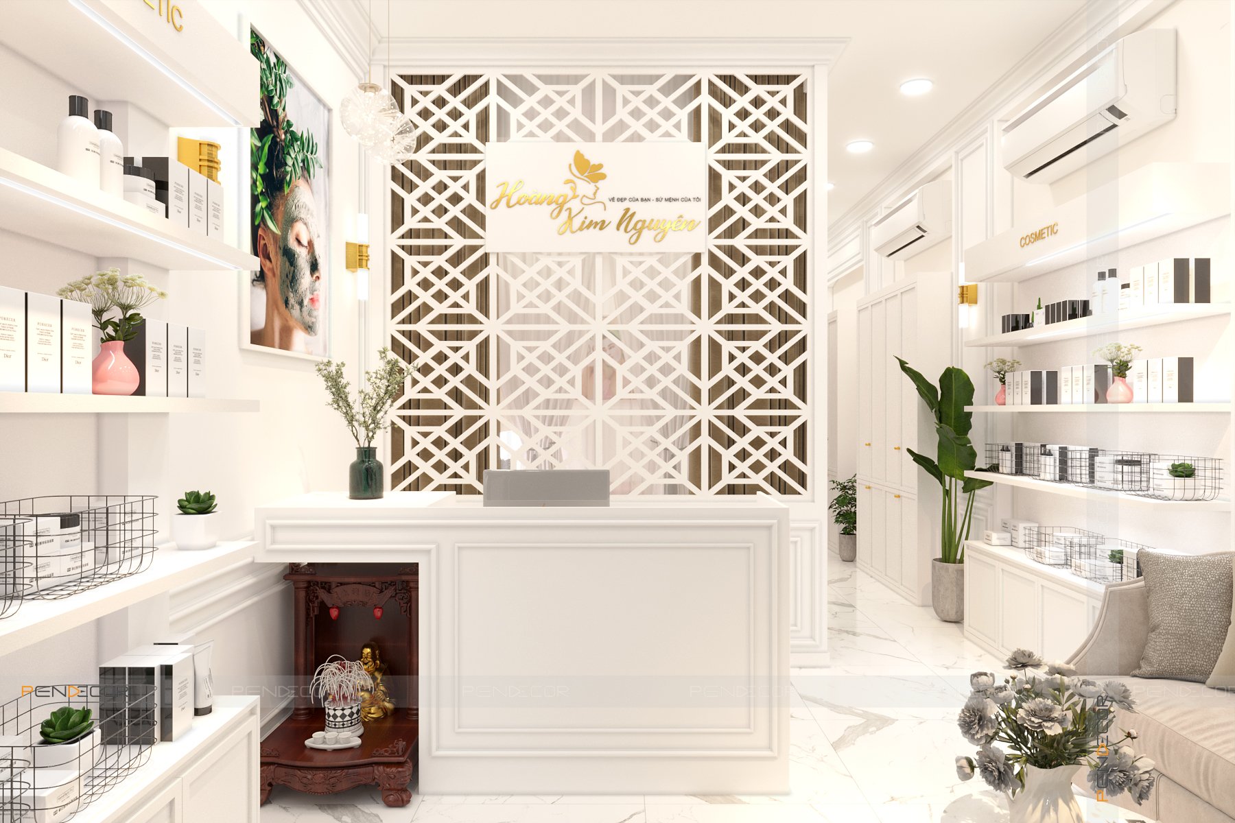 Thiết Kế Spa Hoàng Kim Nguyên