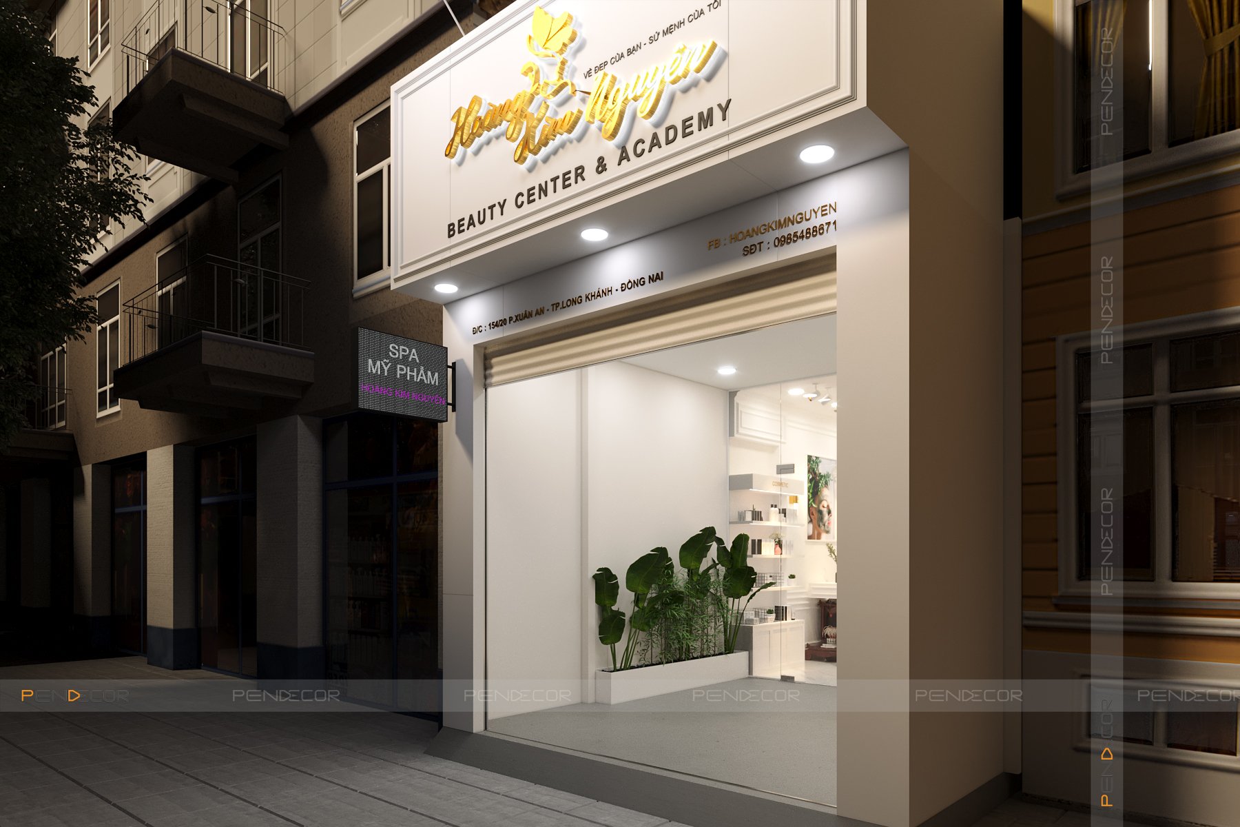 Thiết Kế Spa Hoàng Kim Nguyên