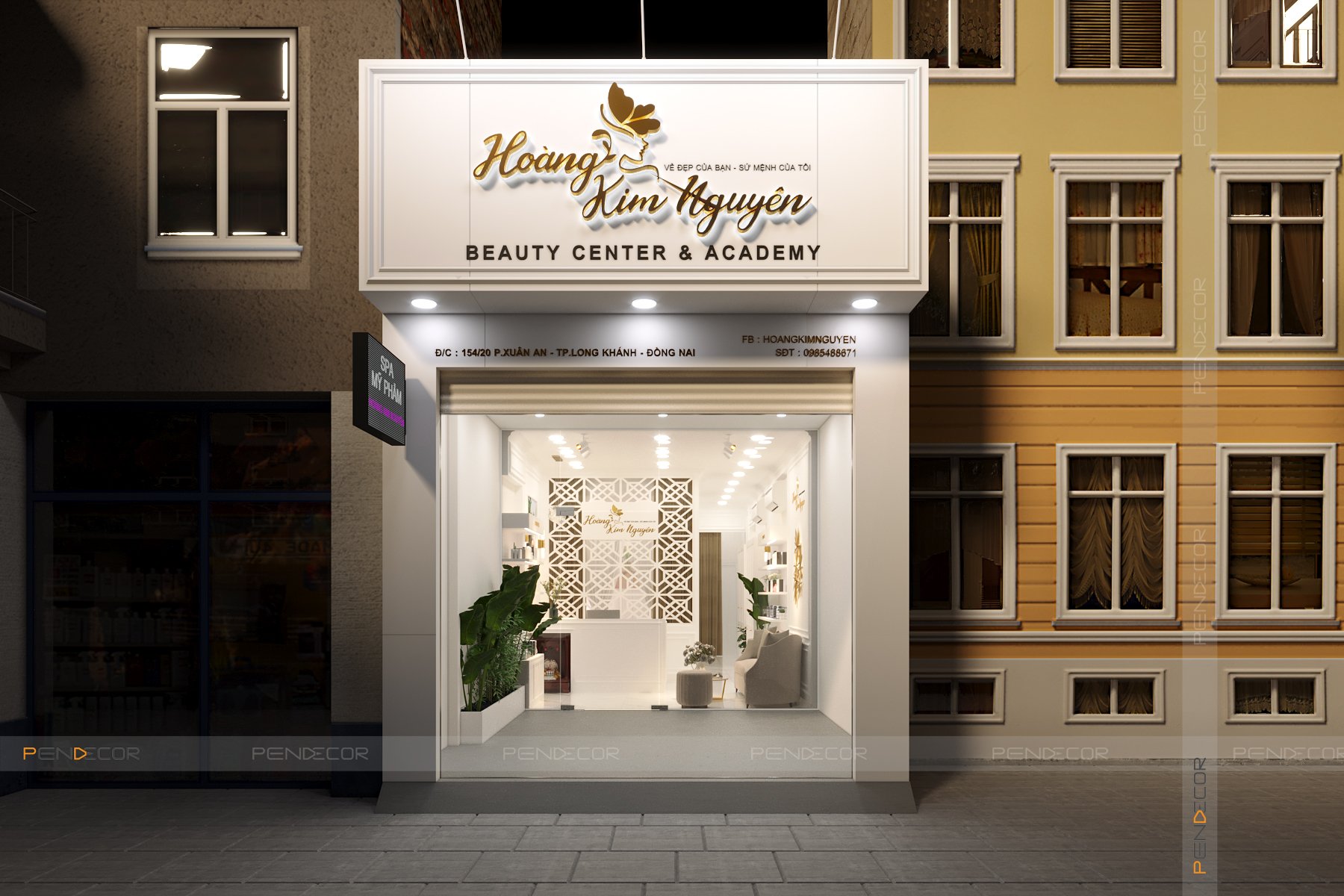 Thiết Kế Spa Hoàng Kim Nguyên