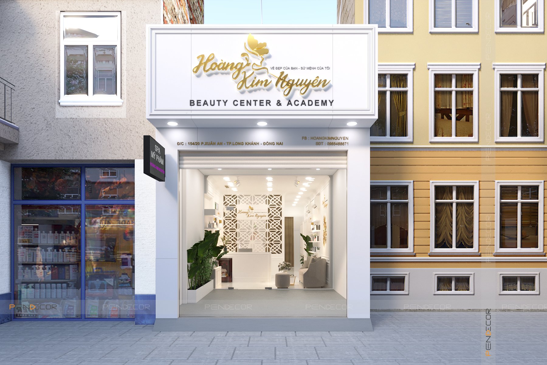 Thiết Kế Spa Hoàng Kim Nguyên