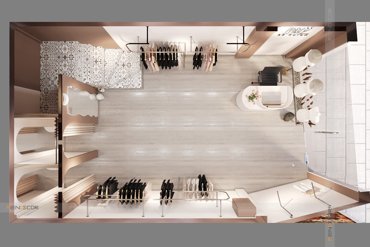 Thiết Kế Shop Thời Trang Nữ Mary Korea