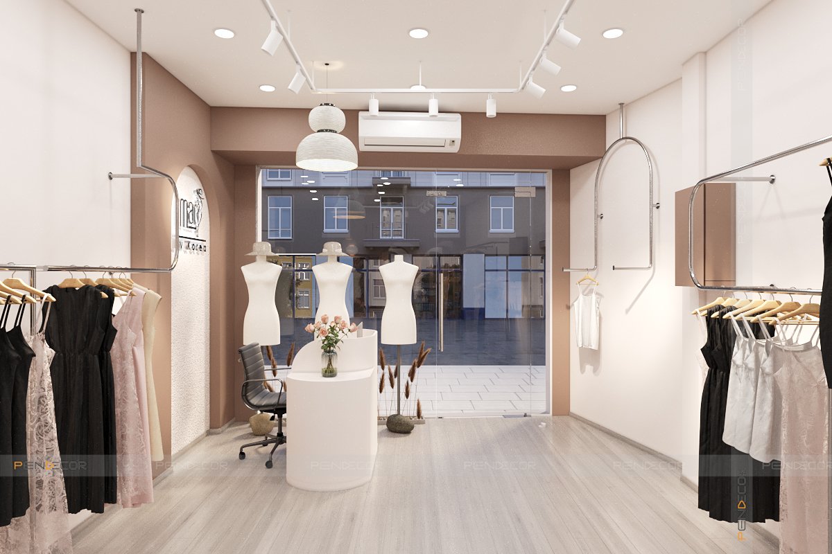 Thiết Kế Shop Thời Trang Nữ Mary Korea