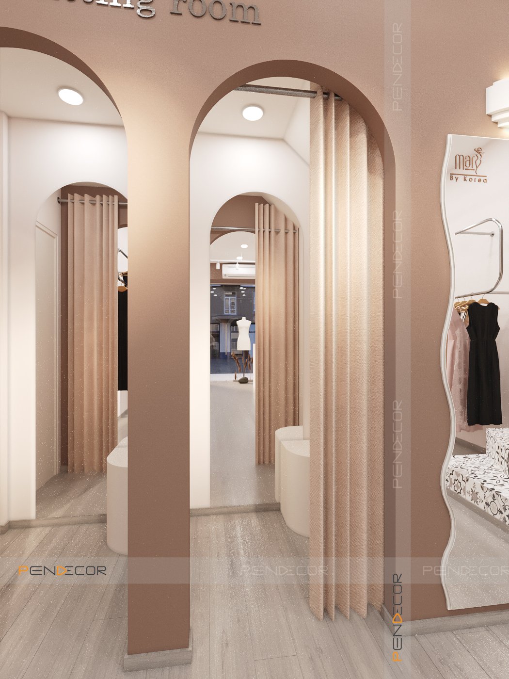 Thiết Kế Shop Thời Trang Nữ Mary Korea