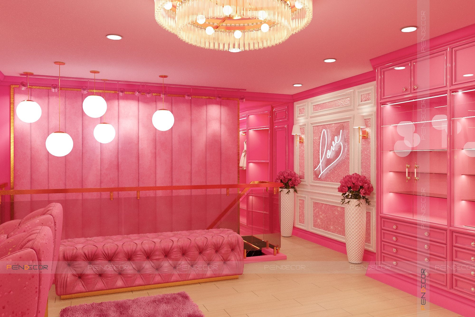 Thiết Kế Shop Thời Trang Nữ PINK