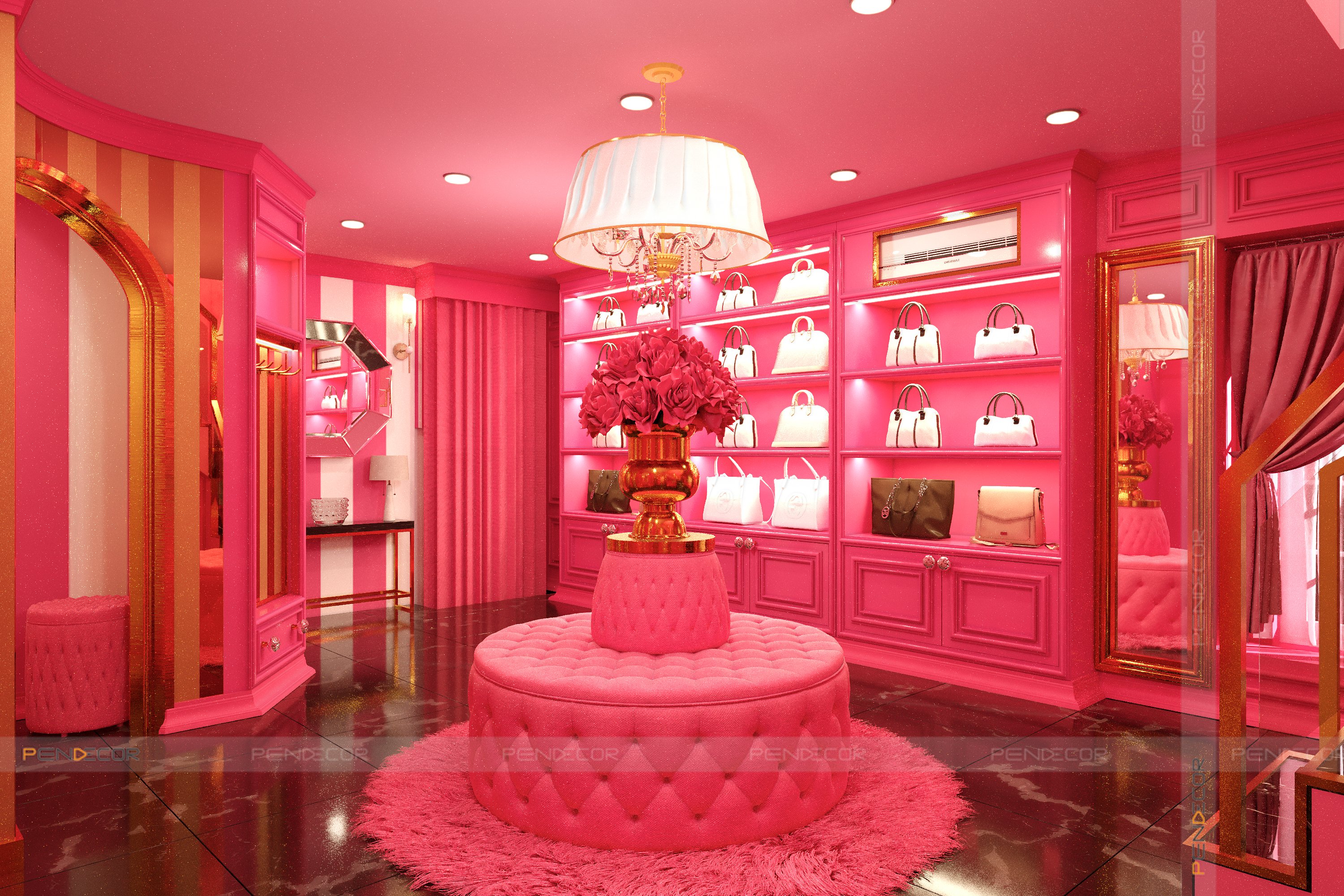 Thiết Kế Shop Thời Trang Nữ PINK