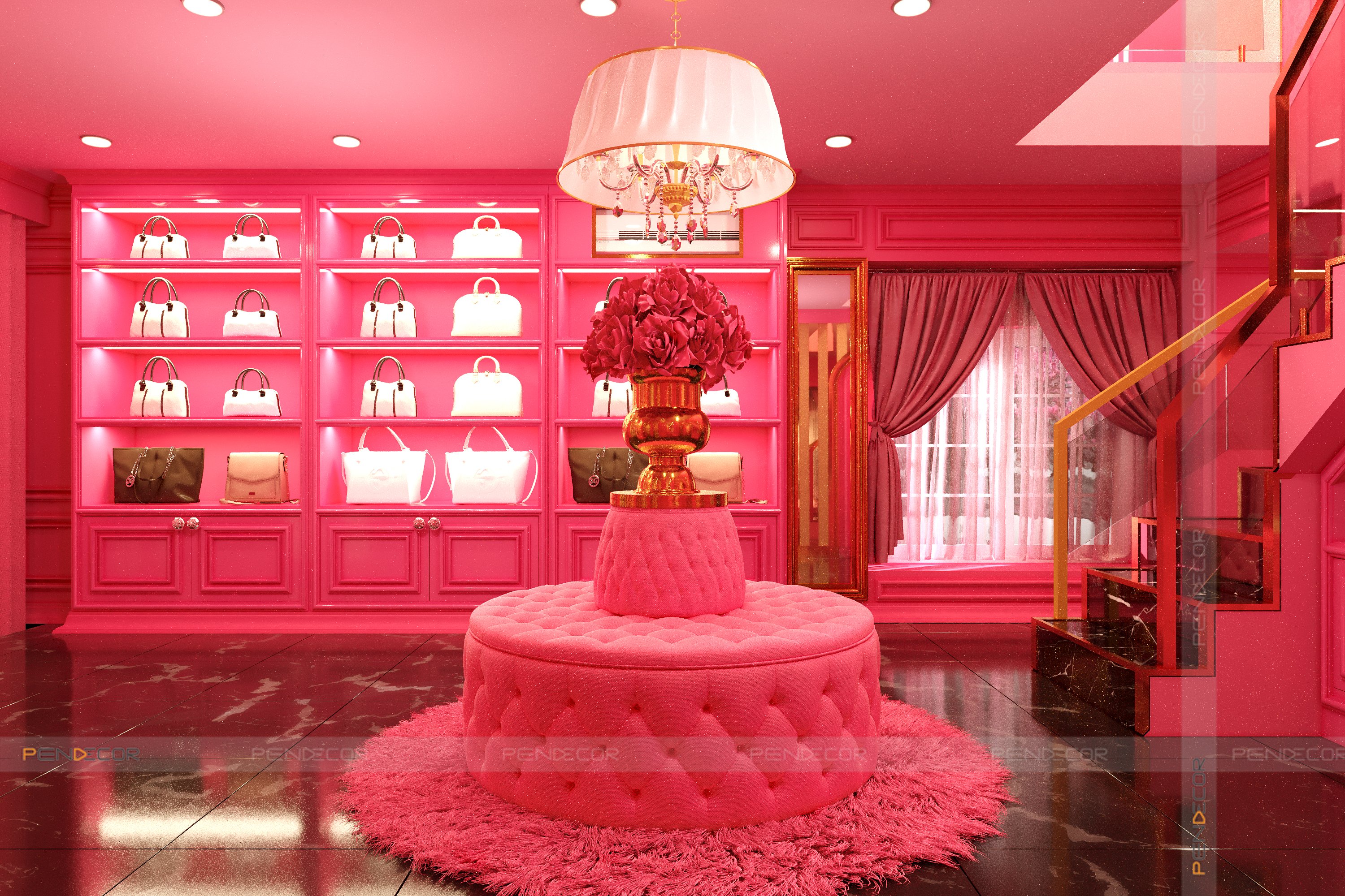 Thiết Kế Shop Thời Trang Nữ PINK