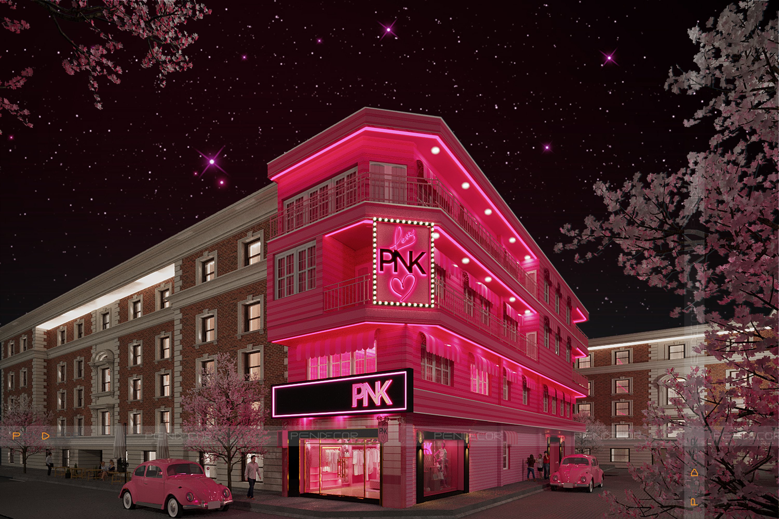 Thiết Kế Shop Thời Trang Nữ PINK