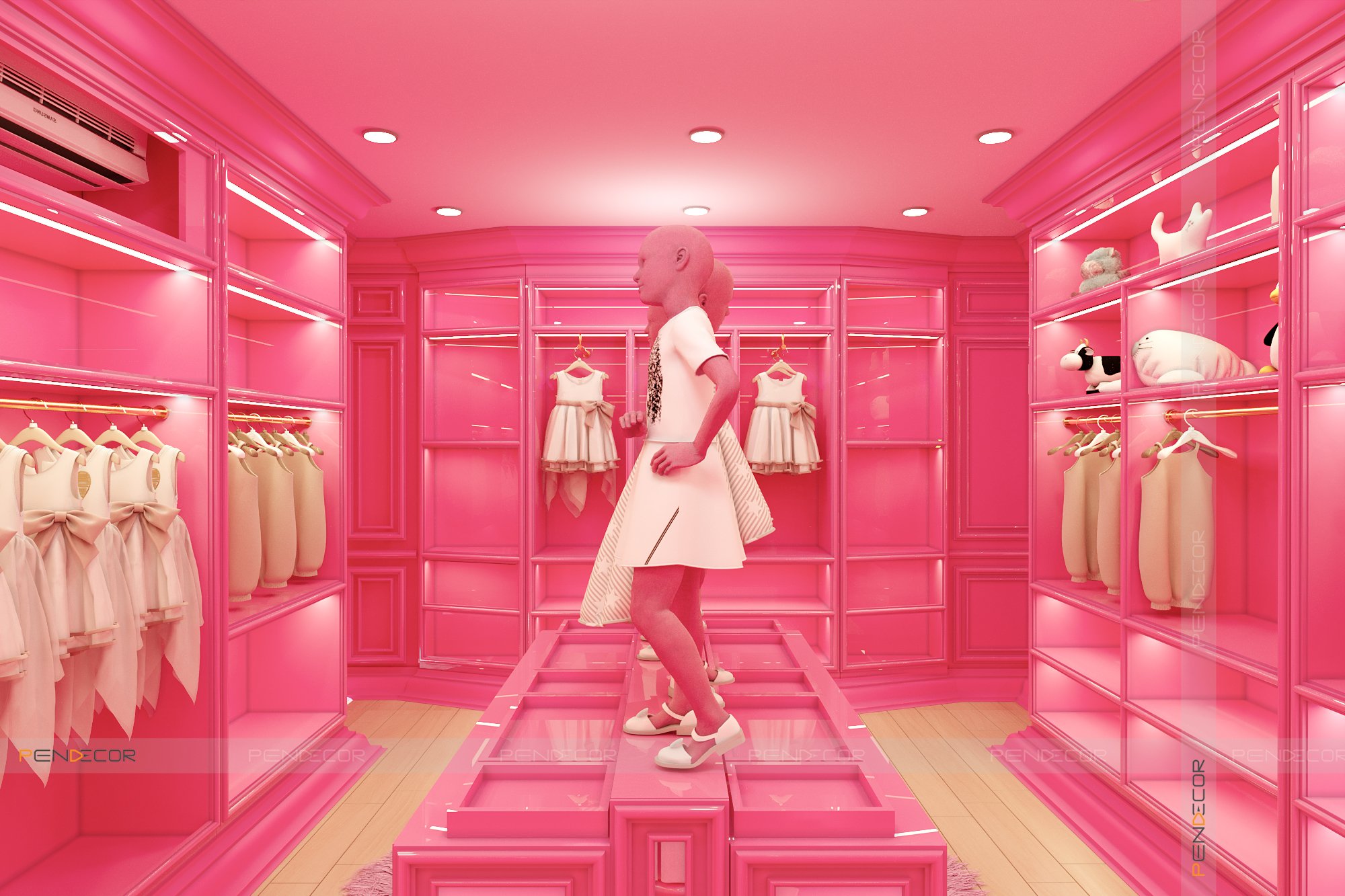 Thiết Kế Shop Thời Trang Nữ PINK