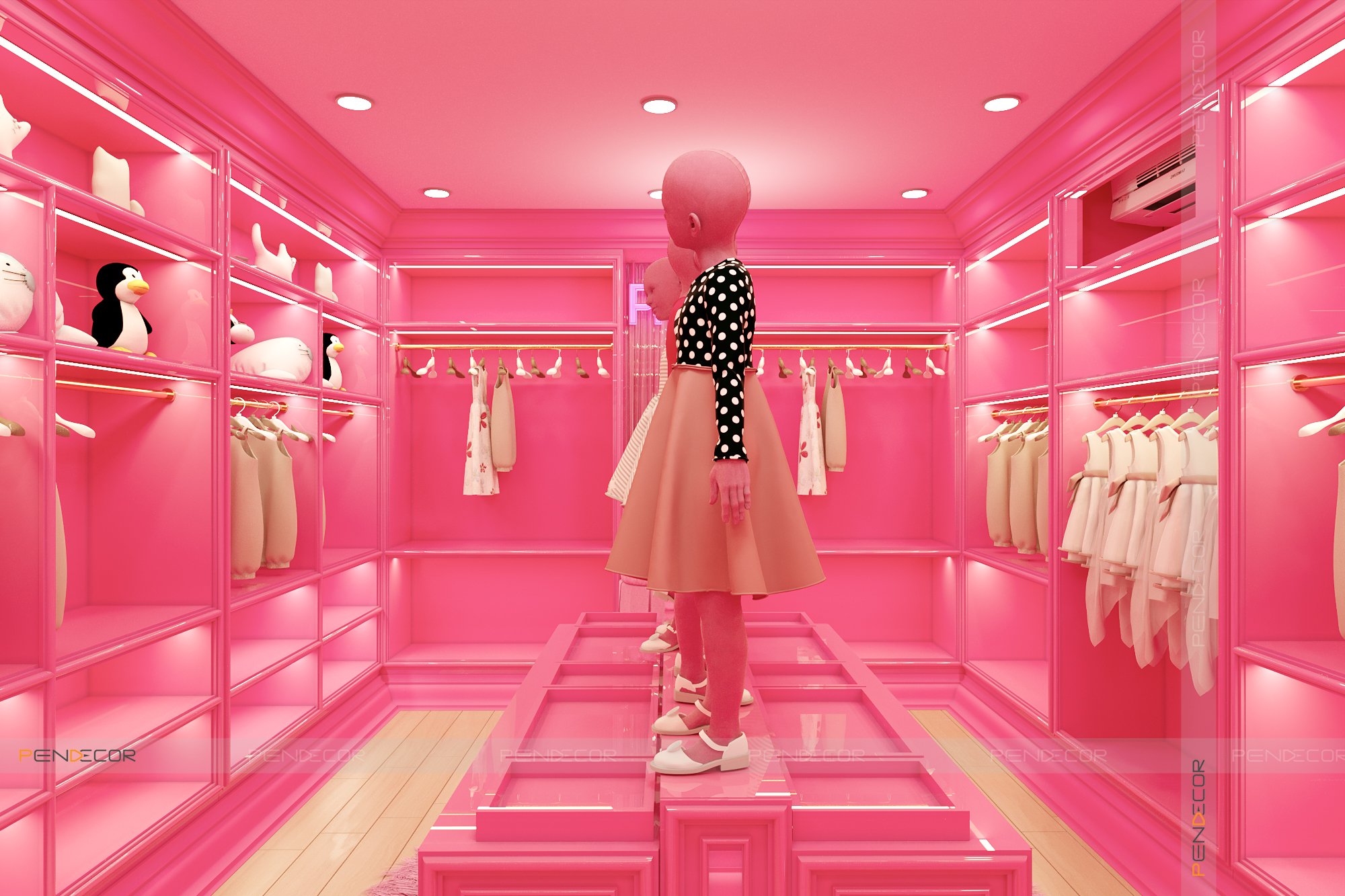 Thiết Kế Shop Thời Trang Nữ PINK