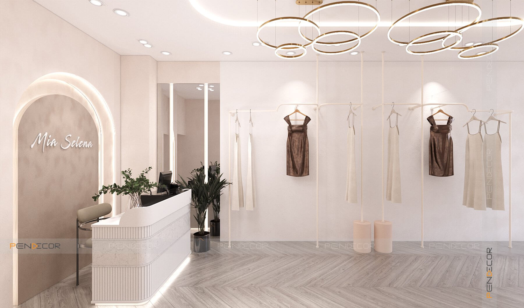 Thiết Kế Shop Thời Trang Nữ Mia Selena