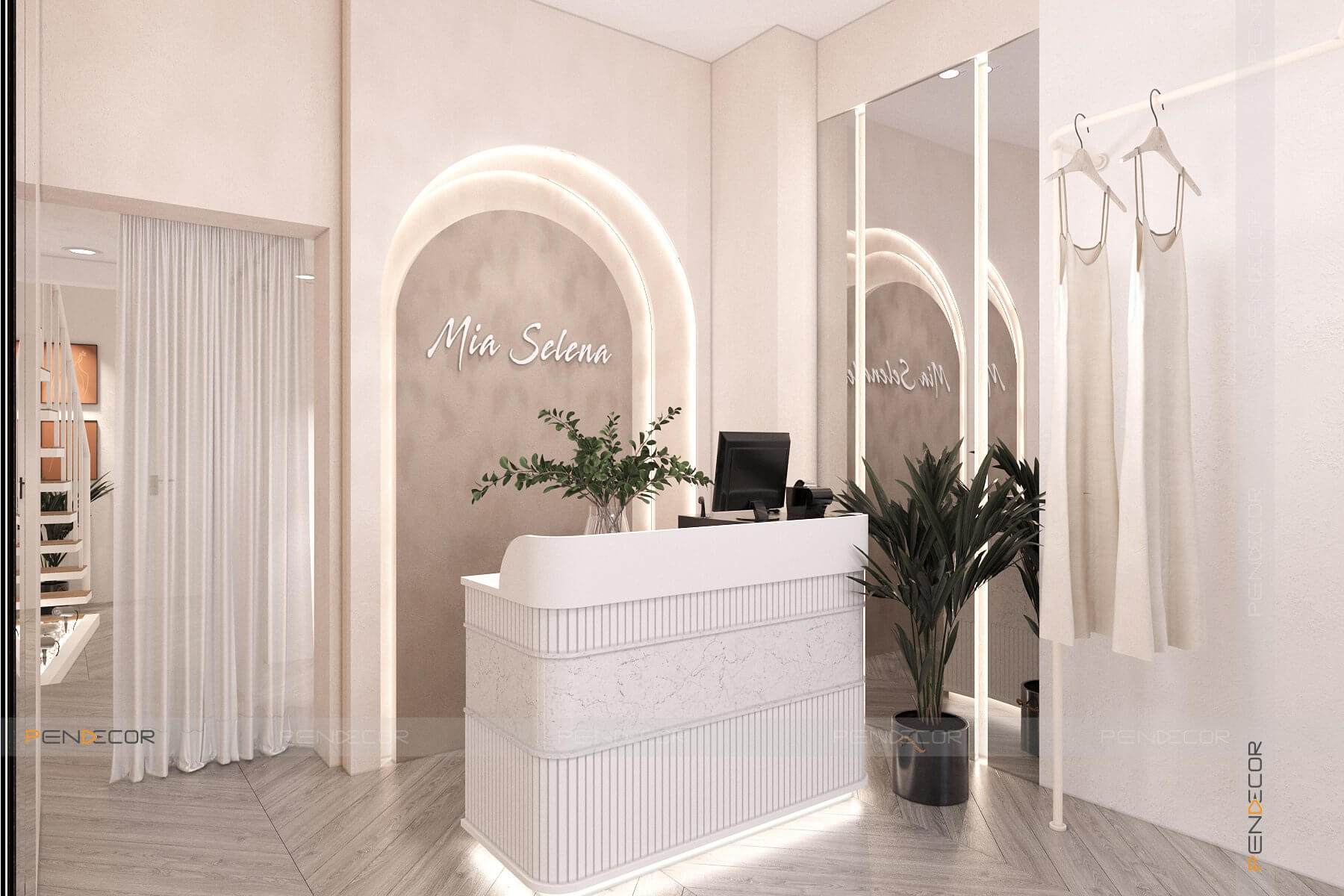 Thiết Kế Shop Thời Trang Nữ Mia Selena