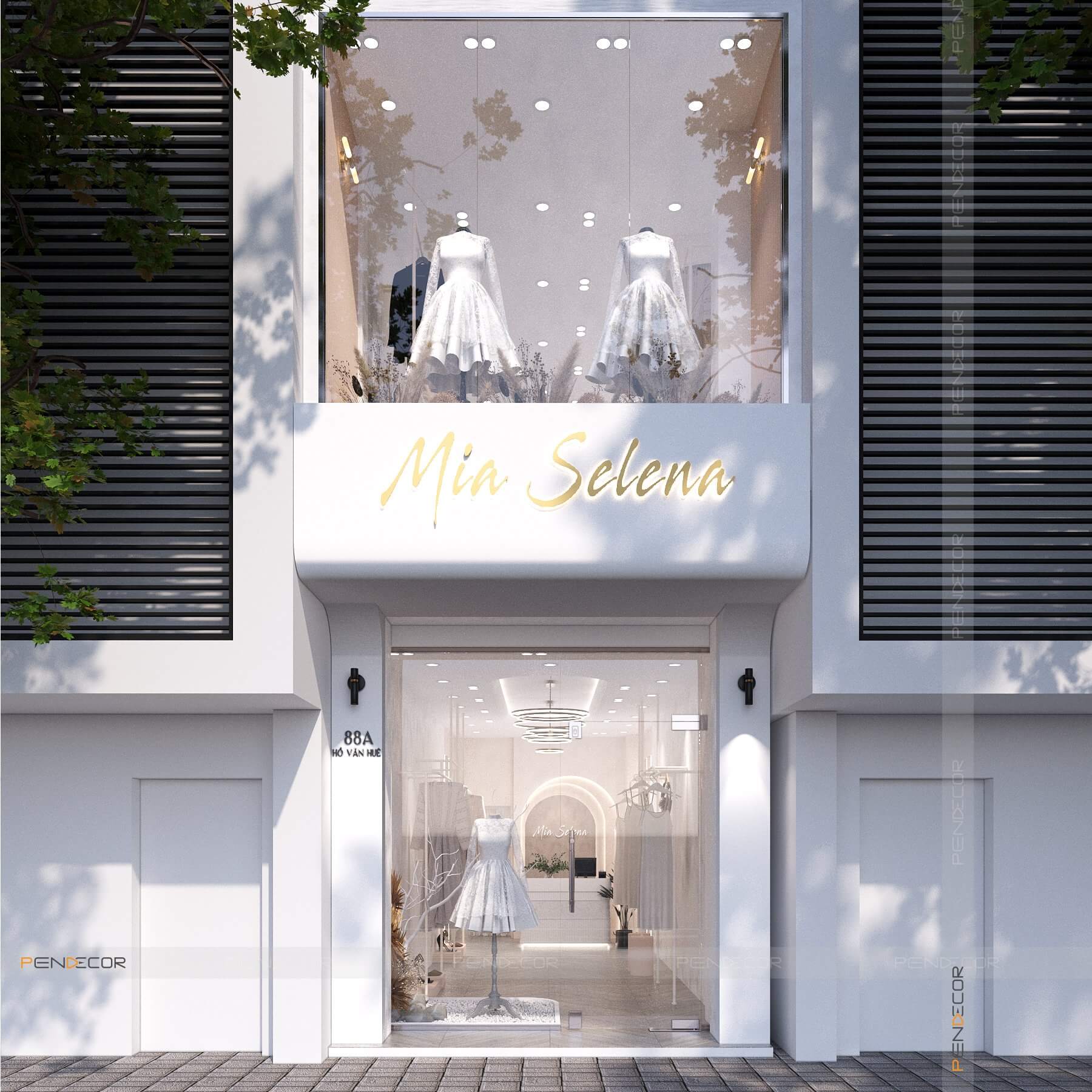 Thiết Kế Shop Thời Trang Nữ Mia Selena