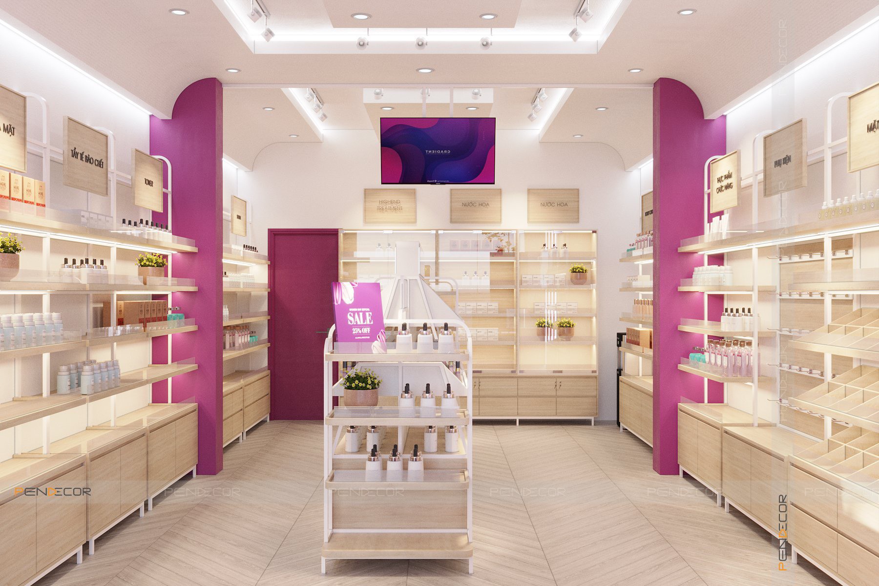 Thiết Kế Shop Mỹ Phẩm HADI Beauty