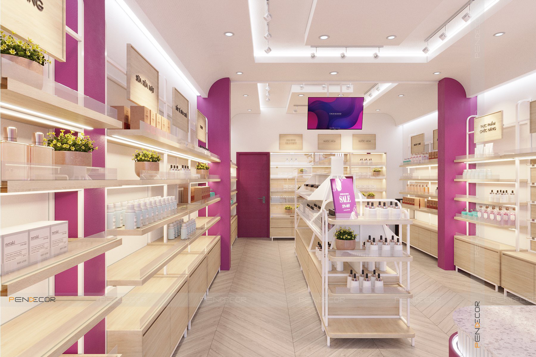 Thiết Kế Shop Mỹ Phẩm HADI Beauty