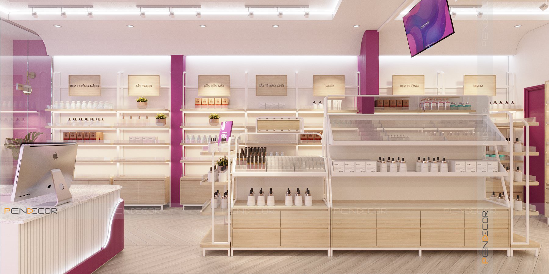 Thiết Kế Shop Mỹ Phẩm HADI Beauty