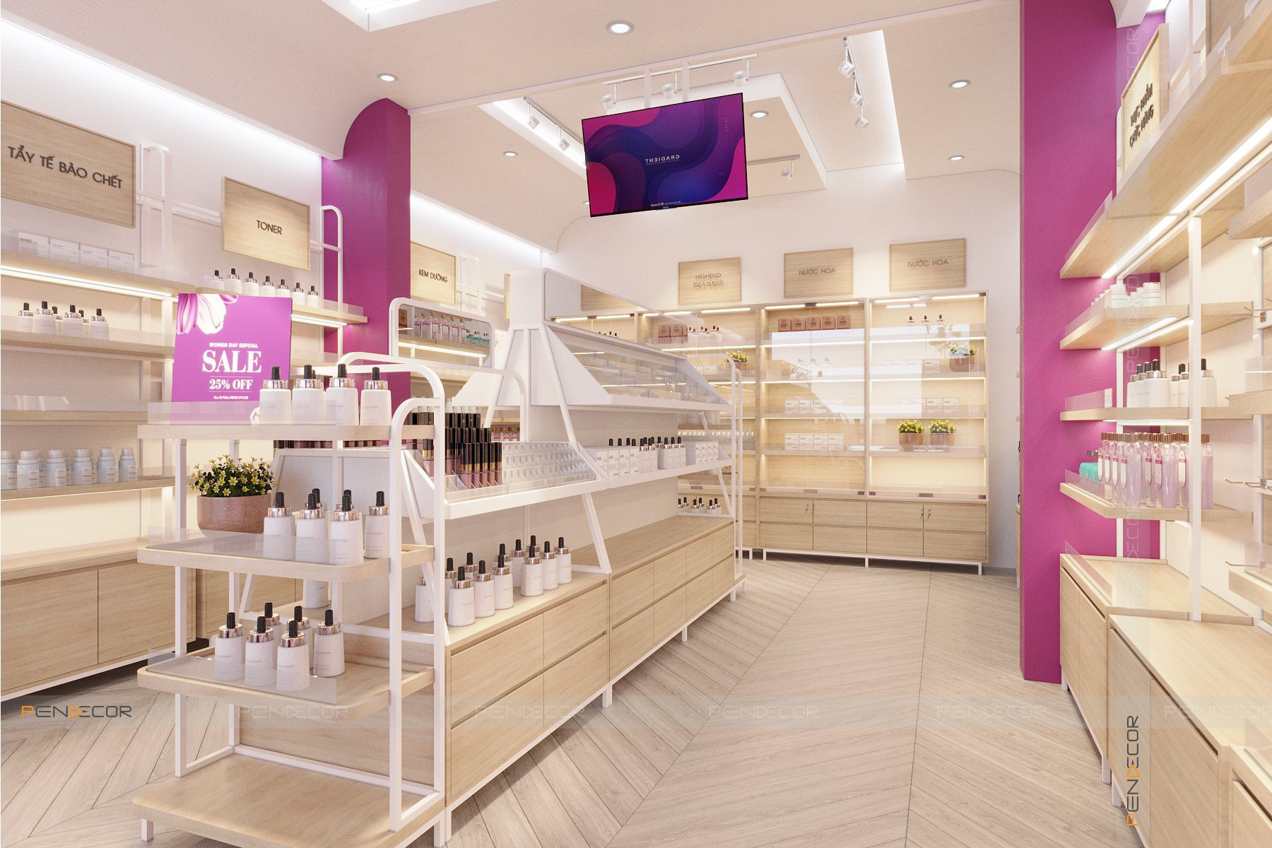 Thiết Kế Shop Mỹ Phẩm HADI Beauty