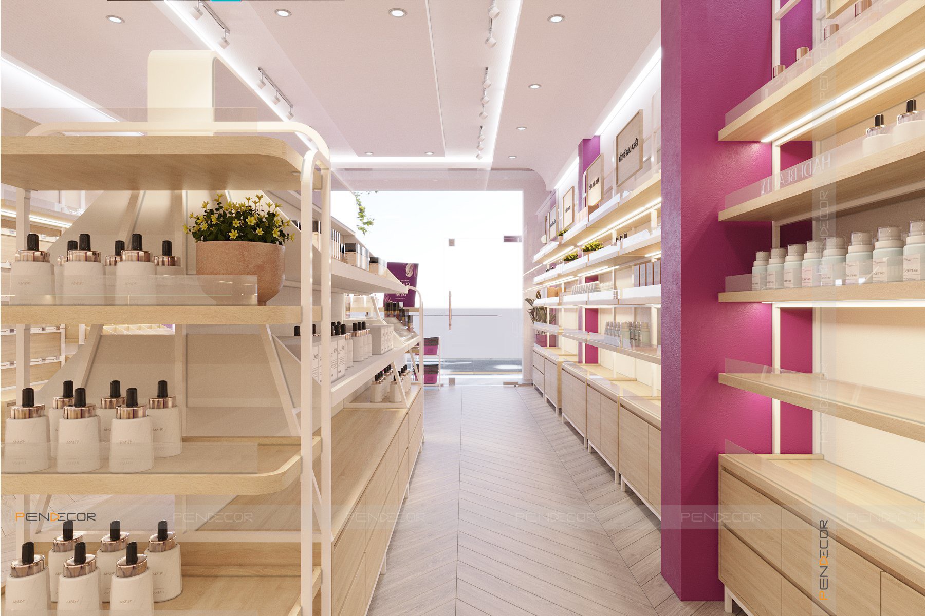 Thiết Kế Shop Mỹ Phẩm HADI Beauty