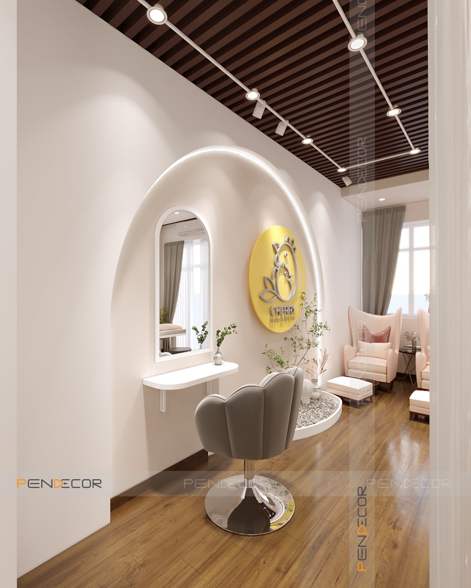 Thiết kế Spa Mẹ và Bé Cherry