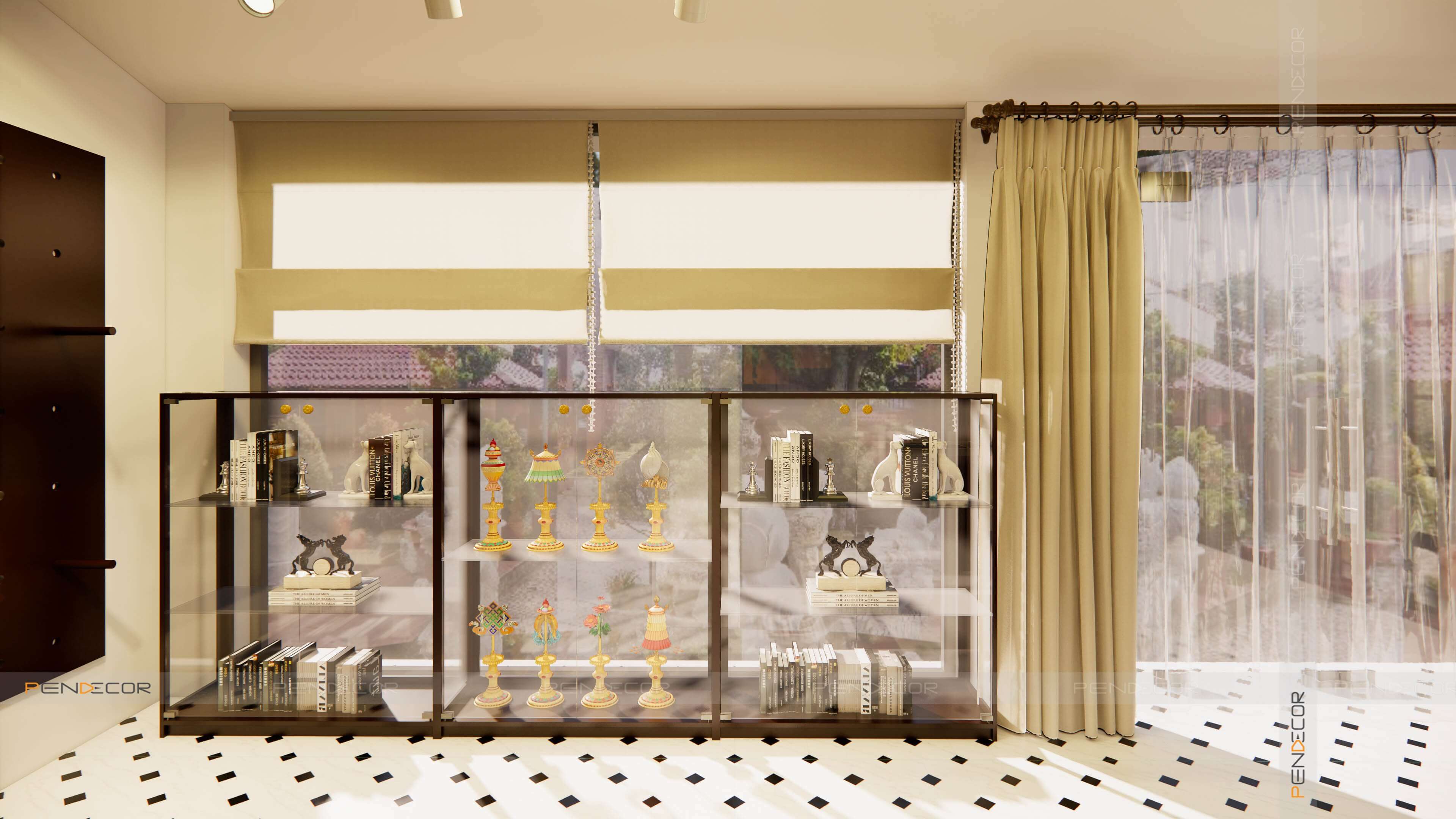 Thiết Kế Shop Phụ Kiện Vật Phẩm Phong Thuỷ Chùa Long Thạnh