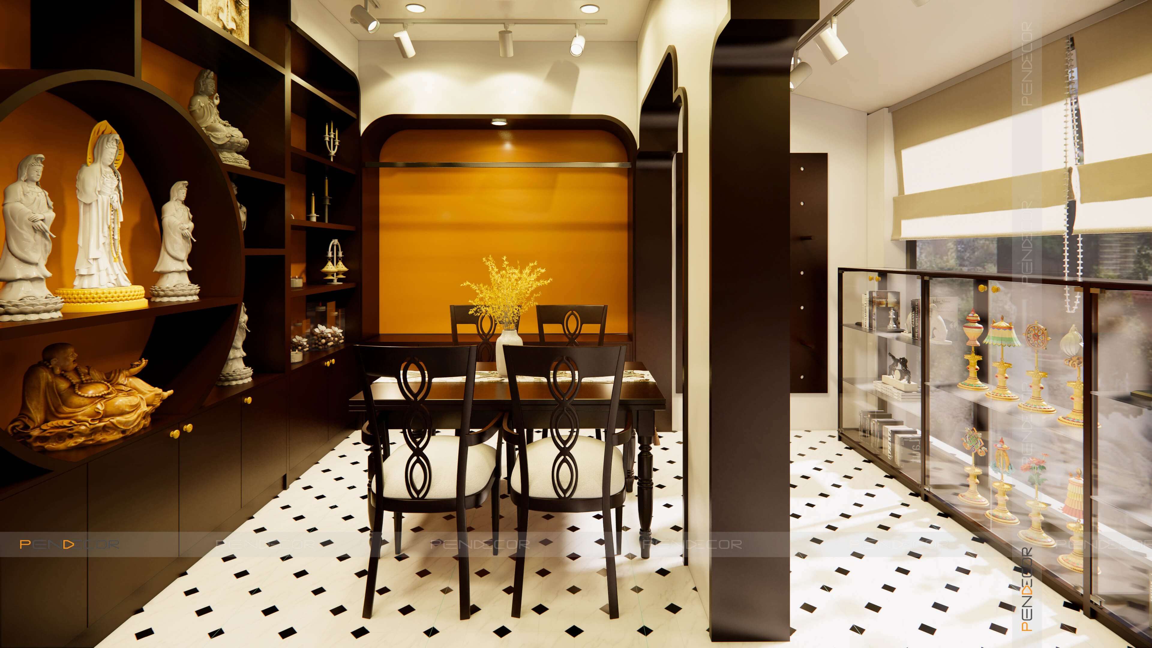 Thiết Kế Shop Phụ Kiện Vật Phẩm Phong Thuỷ Chùa Long Thạnh