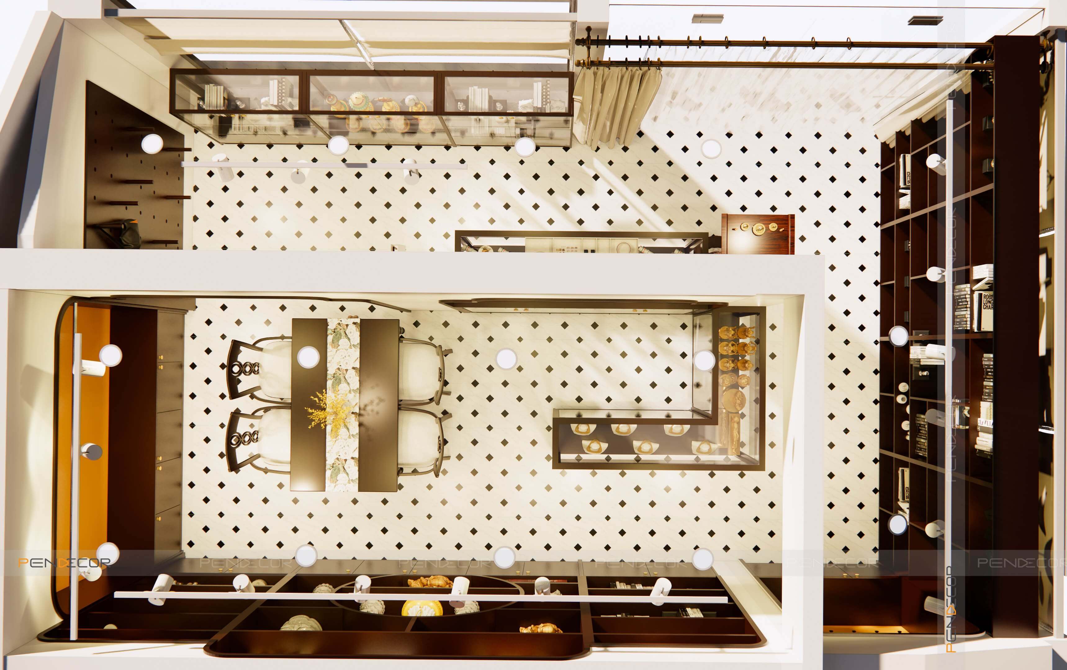 Thiết Kế Shop Phụ Kiện Vật Phẩm Phong Thuỷ Chùa Long Thạnh