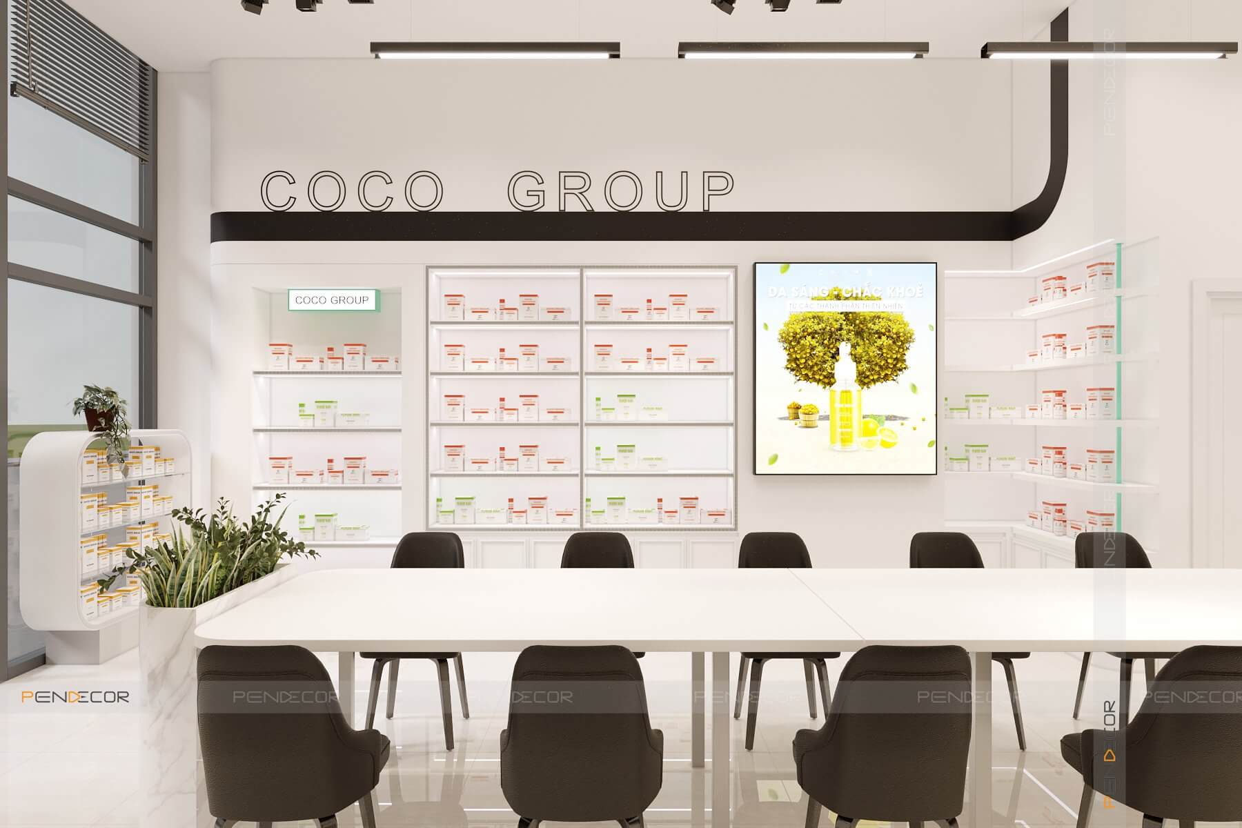 Thiết Kế Showroom Mỹ Phẩm CoCo
